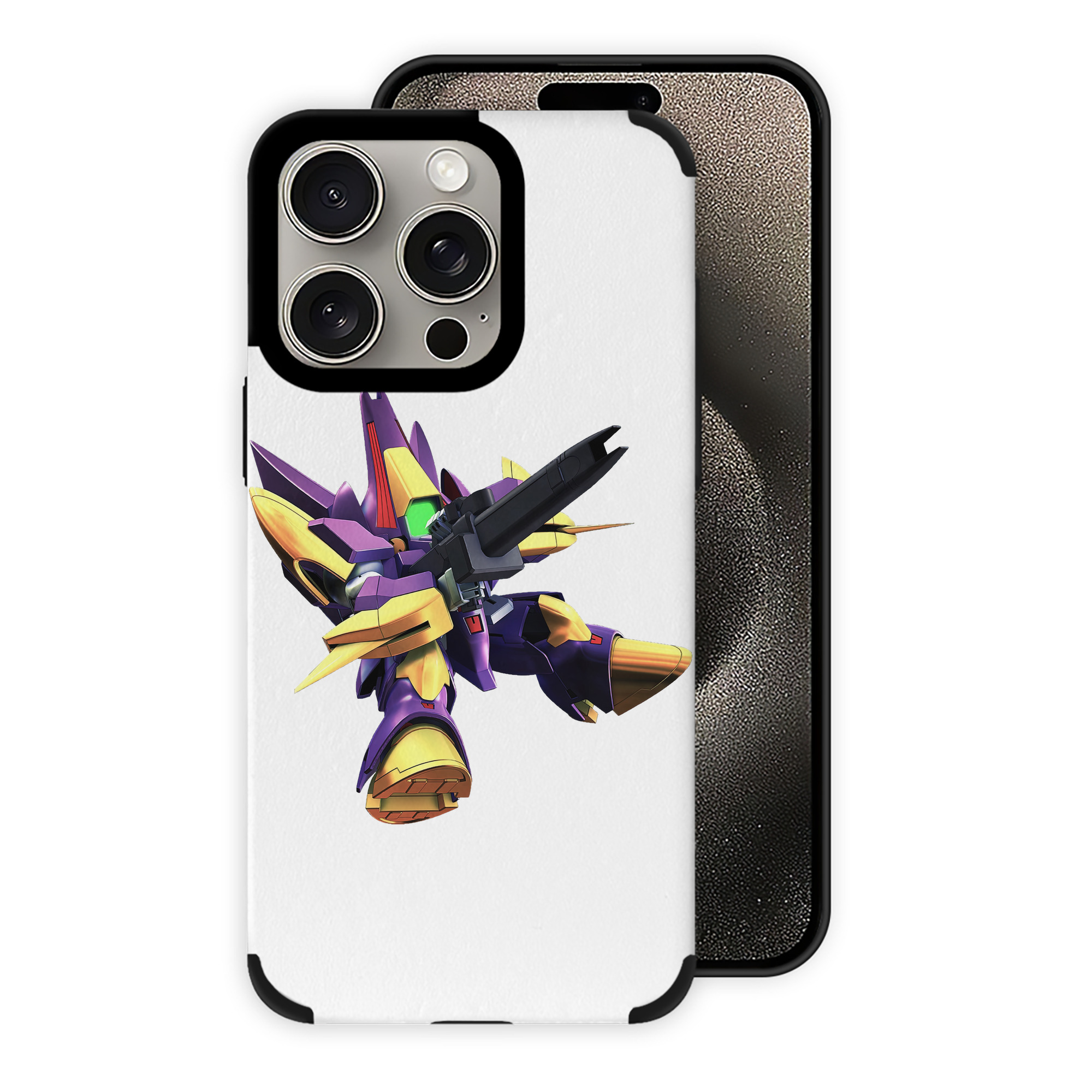 （画像用） 機動戦士ガンダム Mobile Suit Gundam 【iPhone15ProMax対応】 PUレザー スマホケース 耐衝撃＆黄変防止