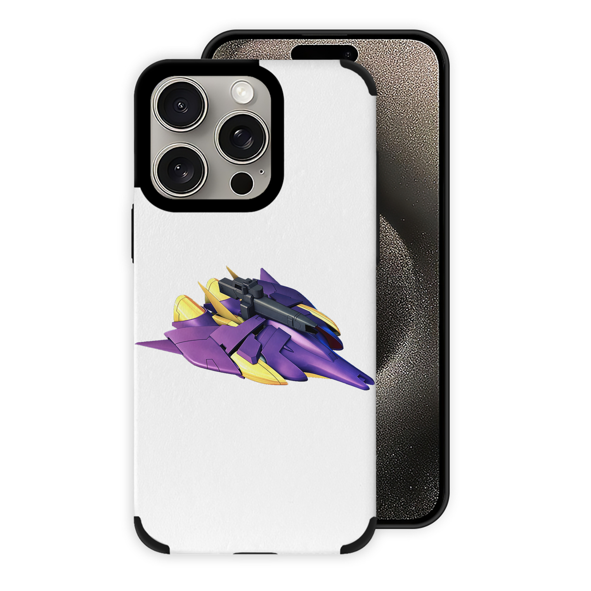 （画像用） 機動戦士ガンダム Mobile Suit Gundam 【iPhone15ProMax対応】 PUレザー スマホケース 耐衝撃＆黄変防止