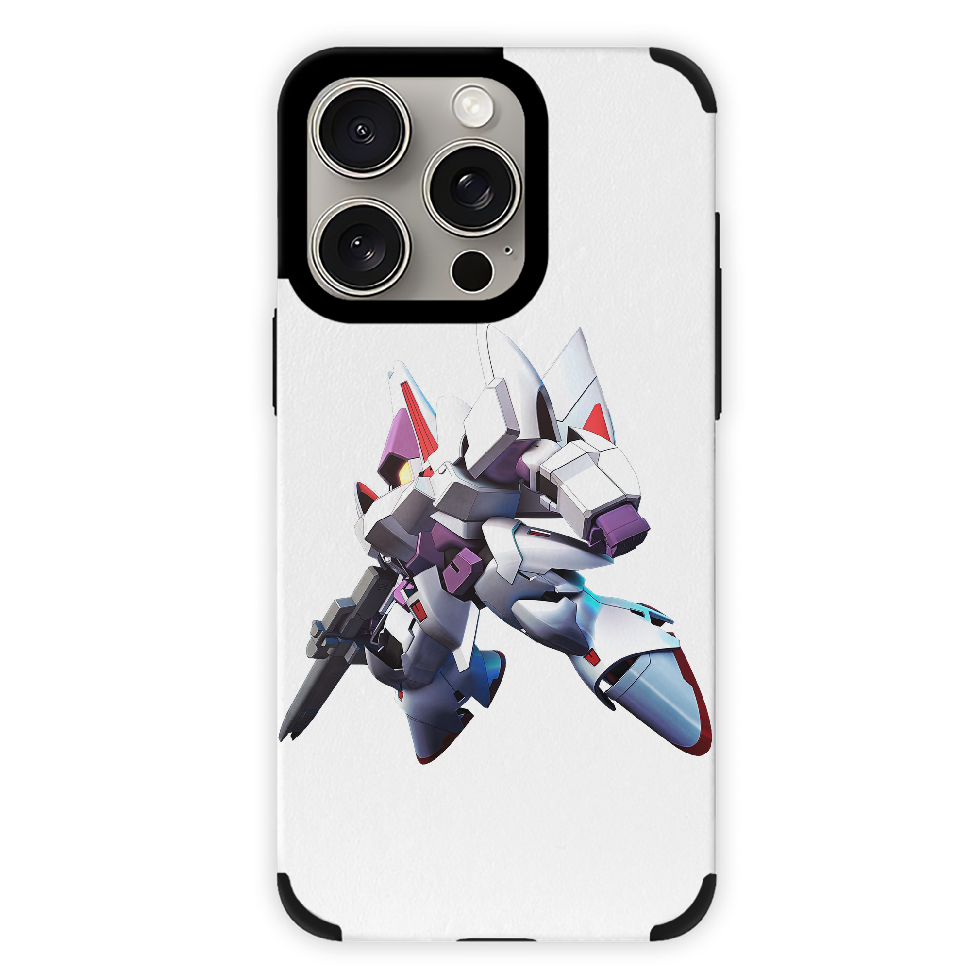 （画像用） 機動戦士ガンダム Mobile Suit Gundam 【iPhone15ProMax対応】 PUレザー スマホケース 耐衝撃＆黄変防止