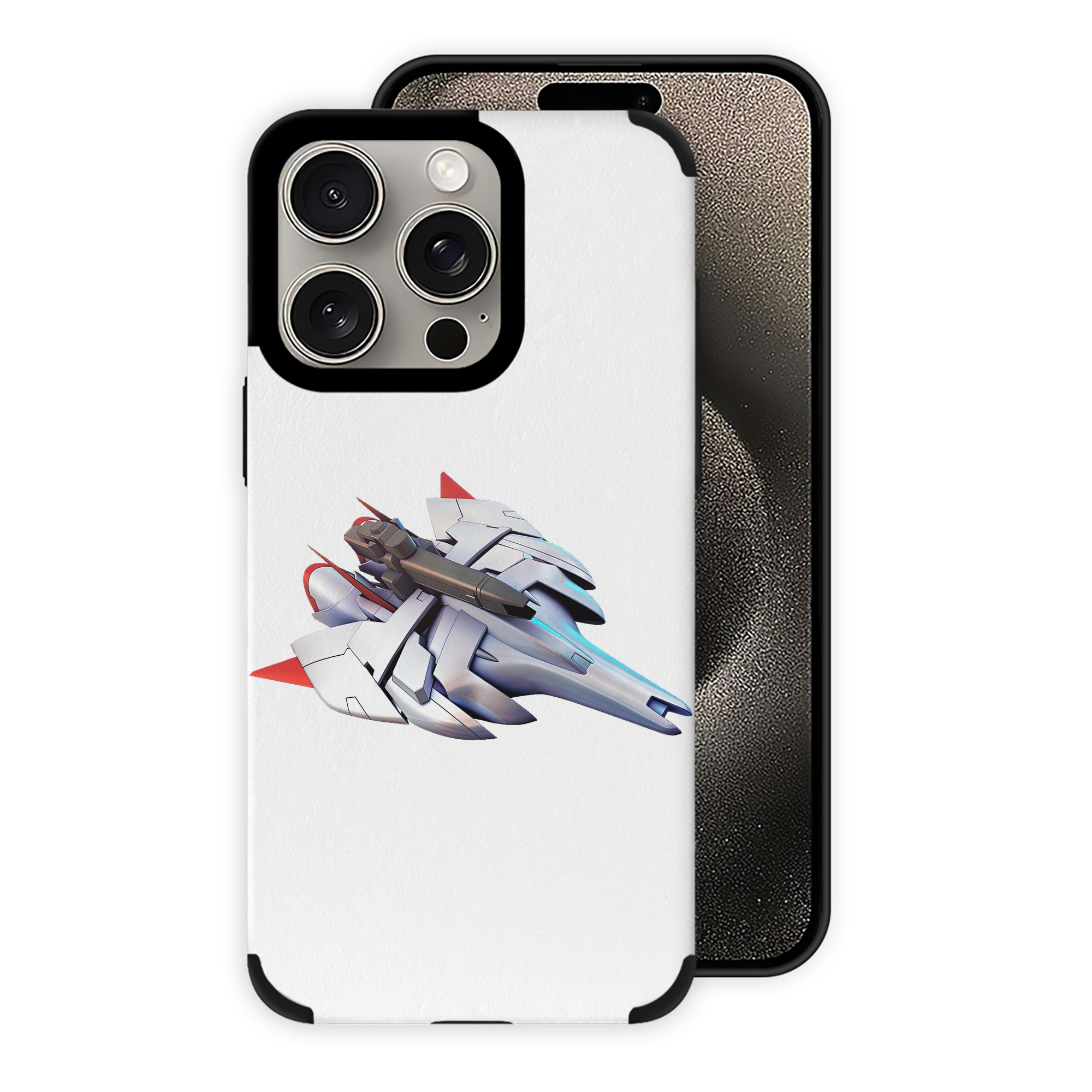 （画像用） 機動戦士ガンダム Mobile Suit Gundam 【iPhone15ProMax対応】 PUレザー スマホケース 耐衝撃＆黄変防止