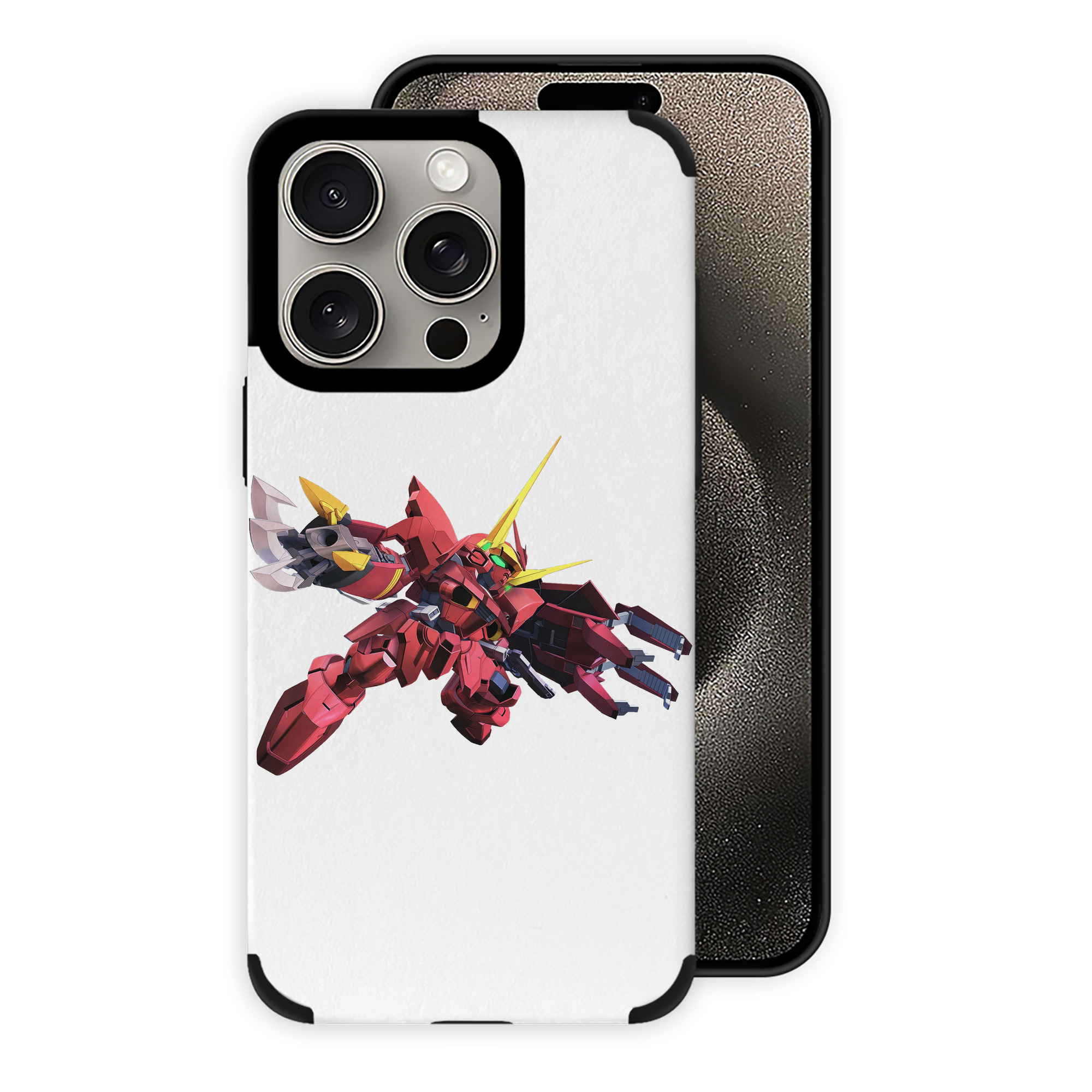 （画像用） 機動戦士ガンダム Mobile Suit Gundam 【iPhone15ProMax対応】 PUレザー スマホケース 耐衝撃＆黄変防止