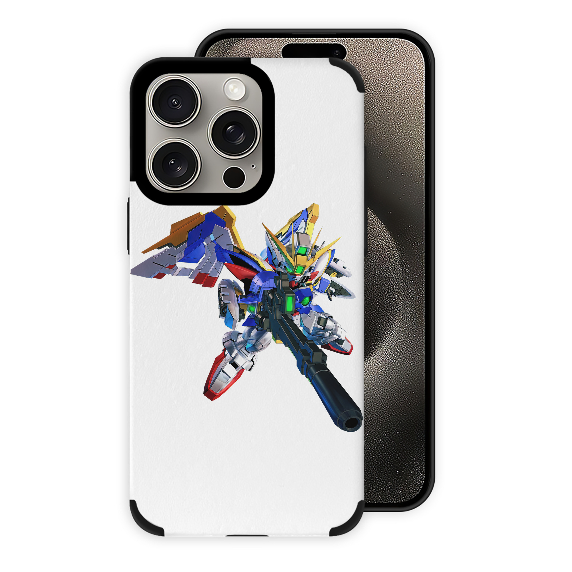 （画像用） 機動戦士ガンダム Mobile Suit Gundam 【iPhone15ProMax対応】 PUレザー スマホケース 耐衝撃＆黄変防止