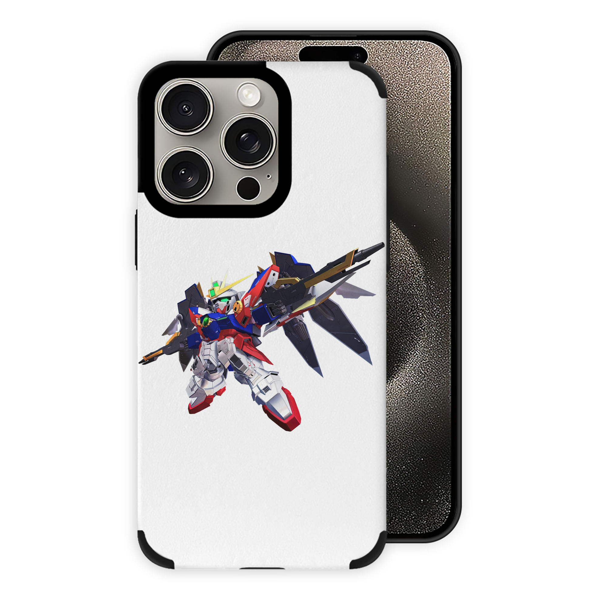 （画像用） 機動戦士ガンダム Mobile Suit Gundam 【iPhone15ProMax対応】 PUレザー スマホケース 耐衝撃＆黄変防止