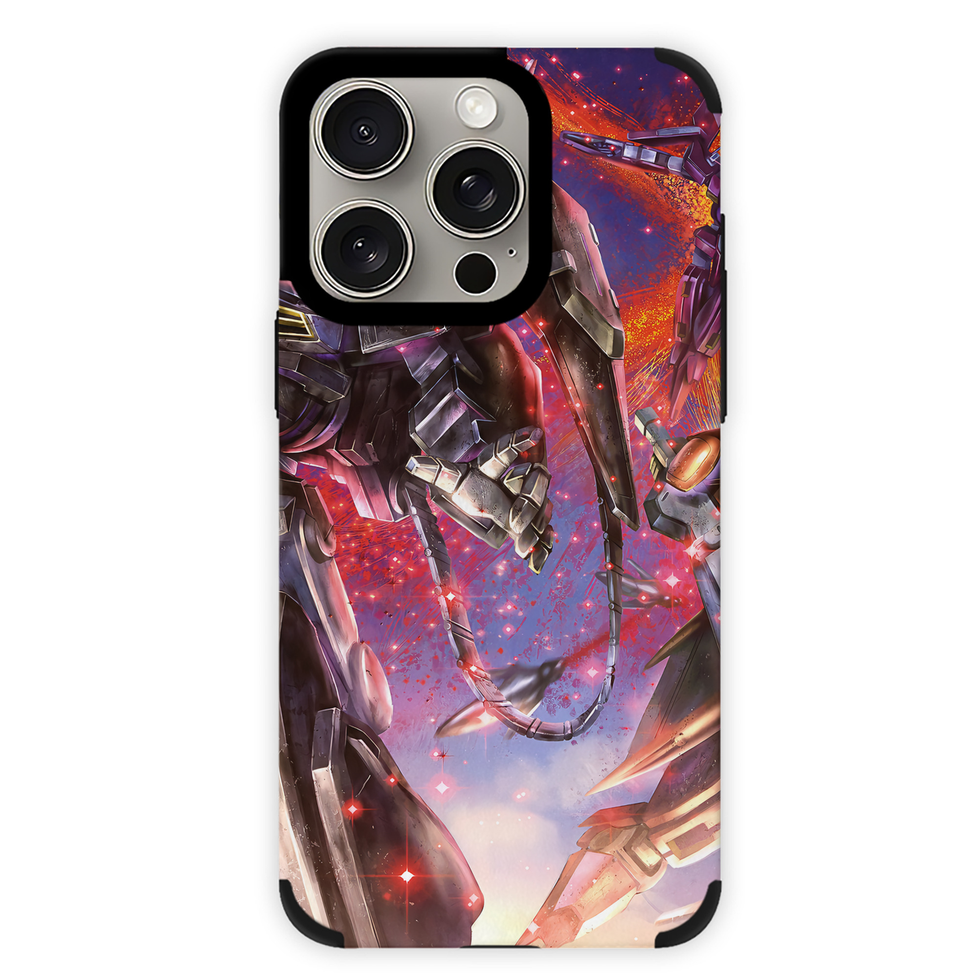 （画像用） 機動戦士ガンダム Mobile Suit Gundam 【iPhone15ProMax対応】 PUレザー スマホケース 耐衝撃＆黄変防止