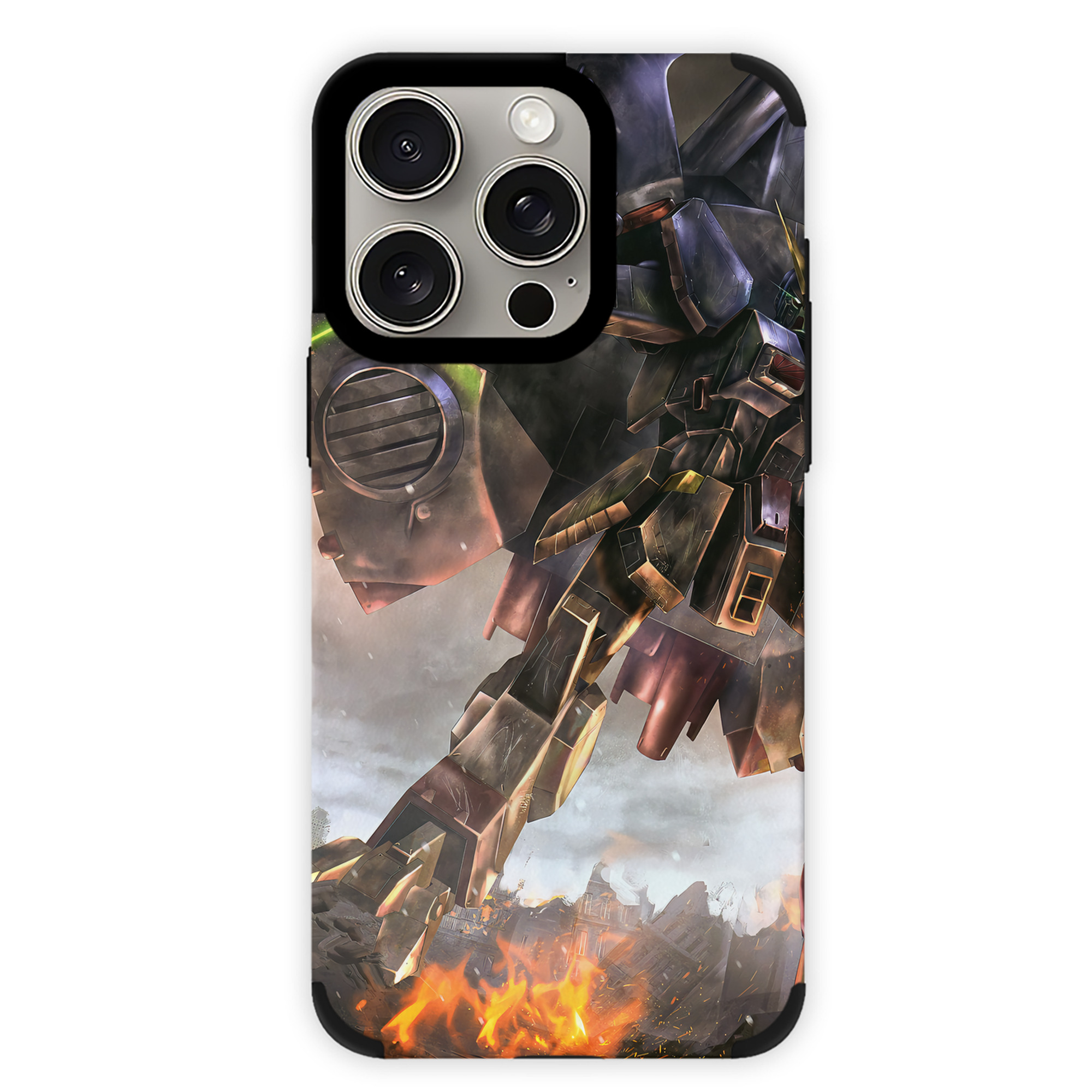 （画像用） 機動戦士ガンダム Mobile Suit Gundam 【iPhone15ProMax対応】 PUレザー スマホケース 耐衝撃＆黄変防止
