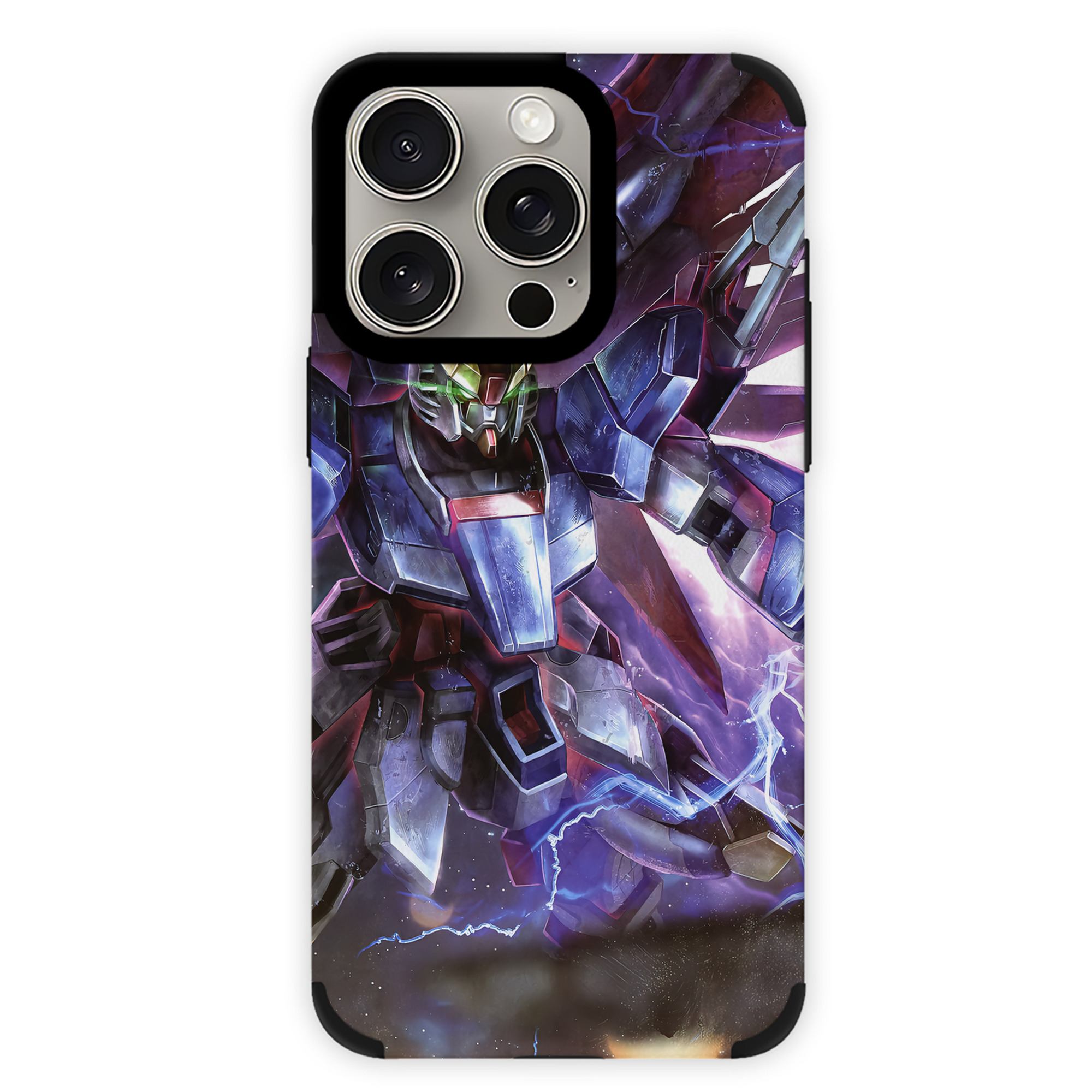 （画像用） 機動戦士ガンダム Mobile Suit Gundam 【iPhone15ProMax対応】 PUレザー スマホケース 耐衝撃＆黄変防止