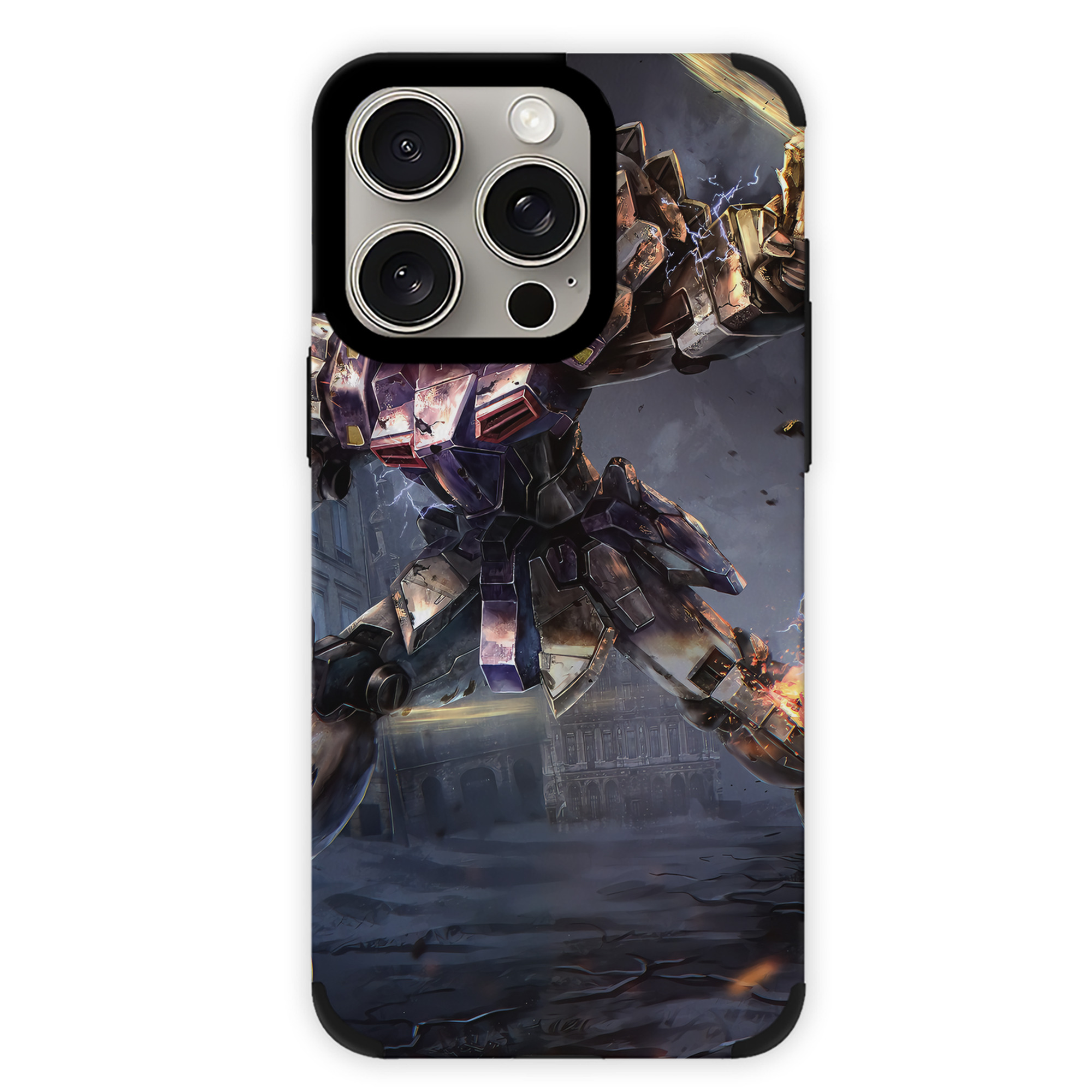 （画像用） 機動戦士ガンダム Mobile Suit Gundam 【iPhone15ProMax対応】 PUレザー スマホケース 耐衝撃＆黄変防止