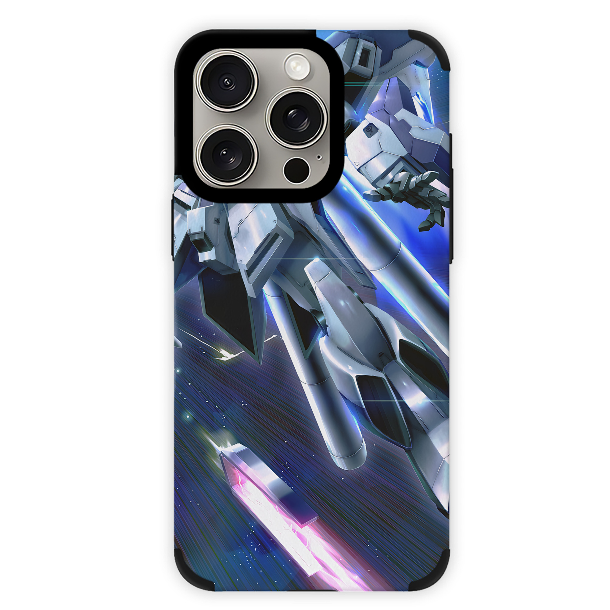 （画像用） 機動戦士ガンダム Mobile Suit Gundam 【iPhone15ProMax対応】 PUレザー スマホケース 耐衝撃＆黄変防止