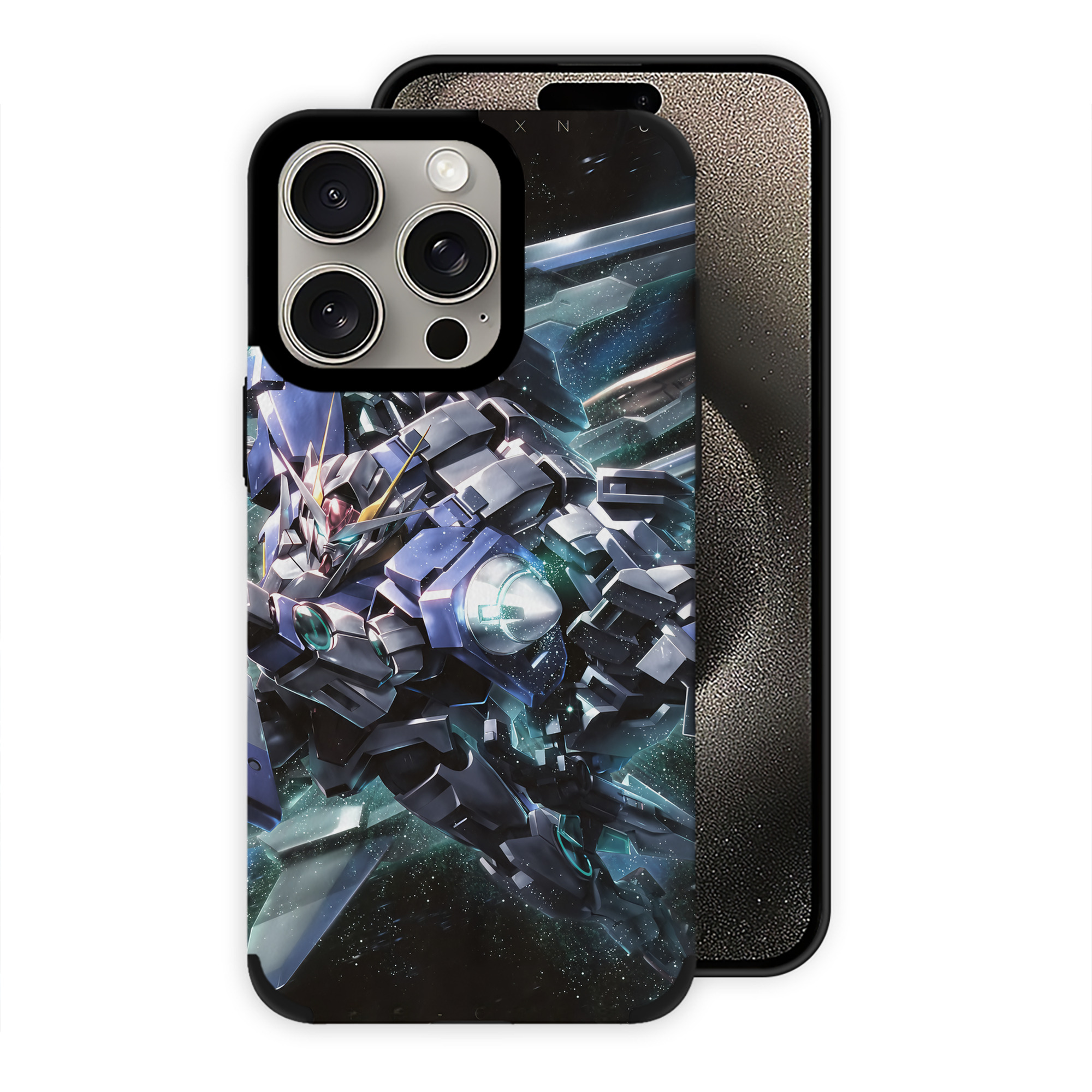 （画像用） 機動戦士ガンダム Mobile Suit Gundam 【iPhone15ProMax対応】 PUレザー スマホケース 耐衝撃＆黄変防止
