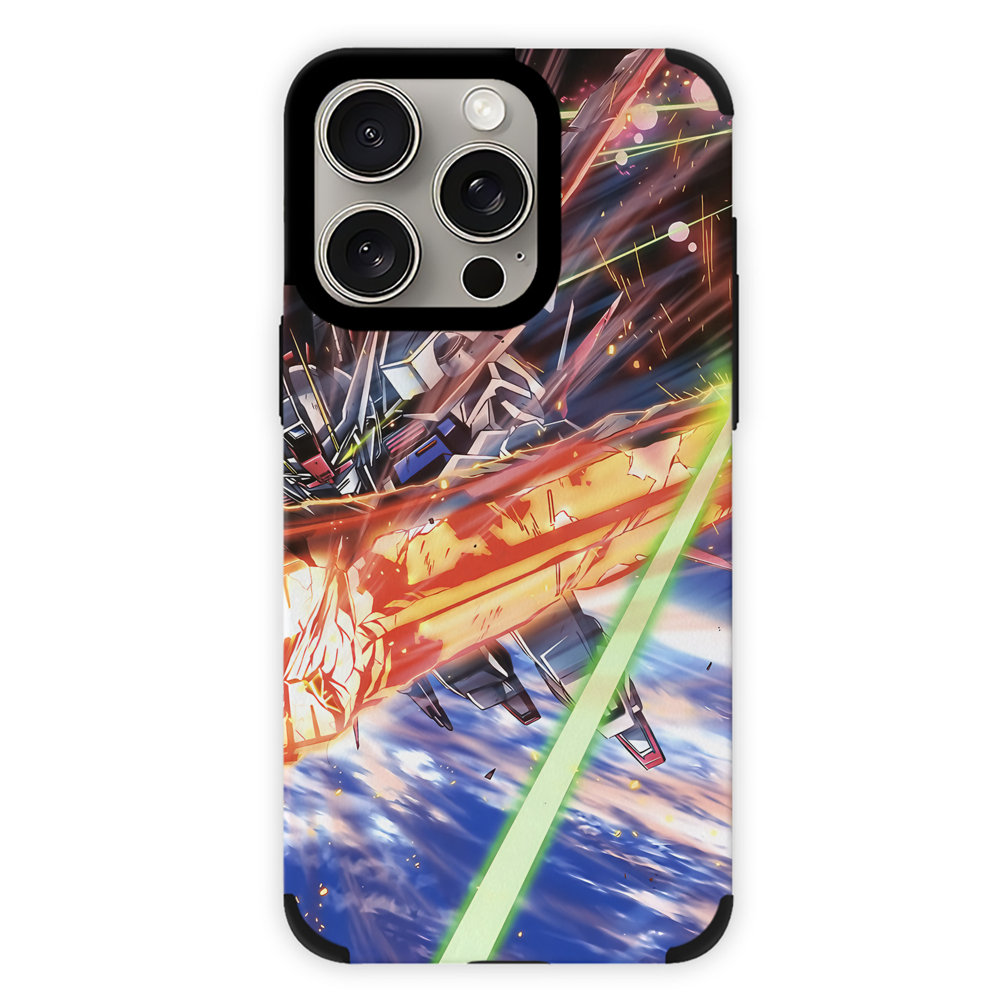 （画像用） 機動戦士ガンダム Mobile Suit Gundam 【iPhone15ProMax対応】 PUレザー スマホケース 耐衝撃＆黄変防止