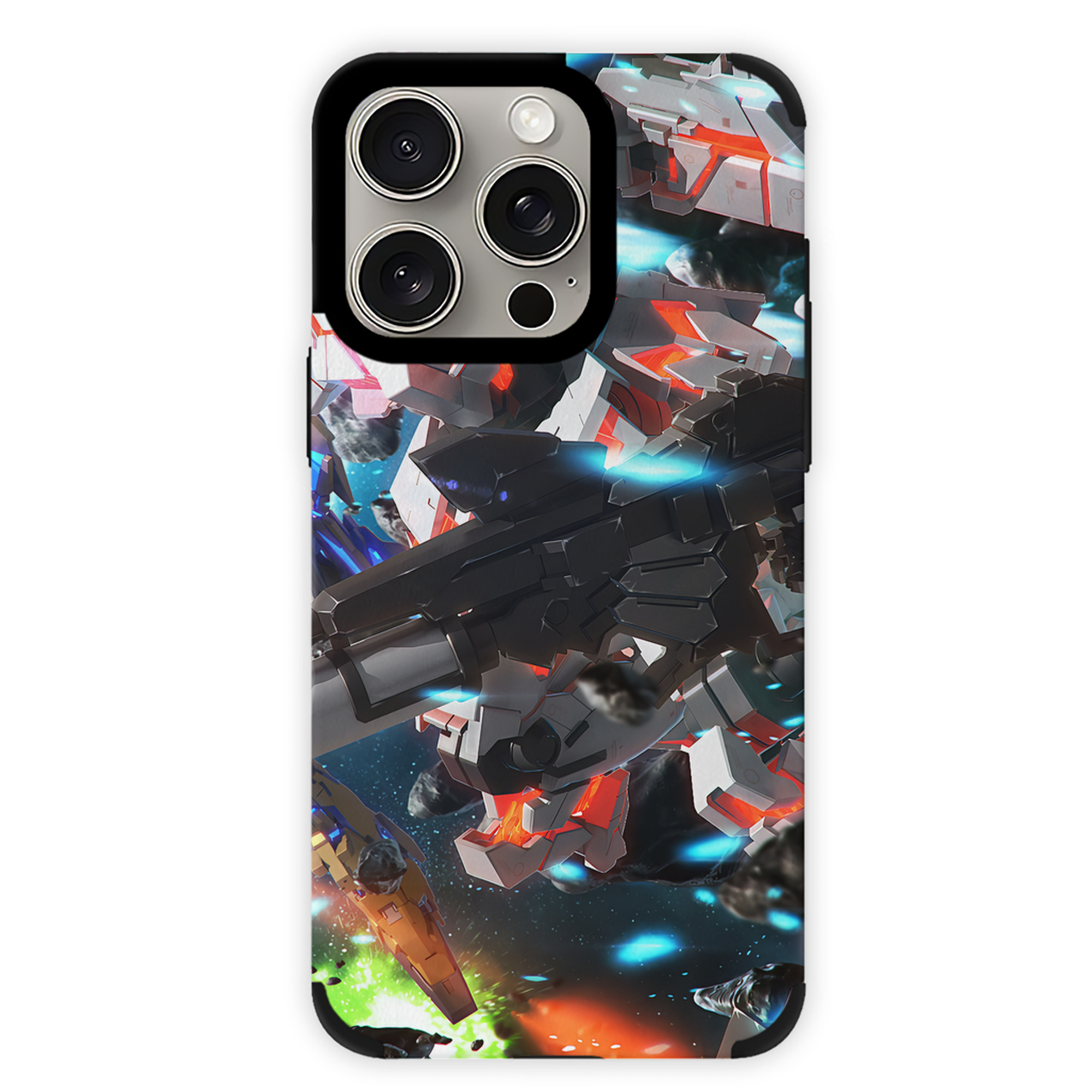 （画像用） 機動戦士ガンダム Mobile Suit Gundam 【iPhone15ProMax対応】 PUレザー スマホケース 耐衝撃＆黄変防止