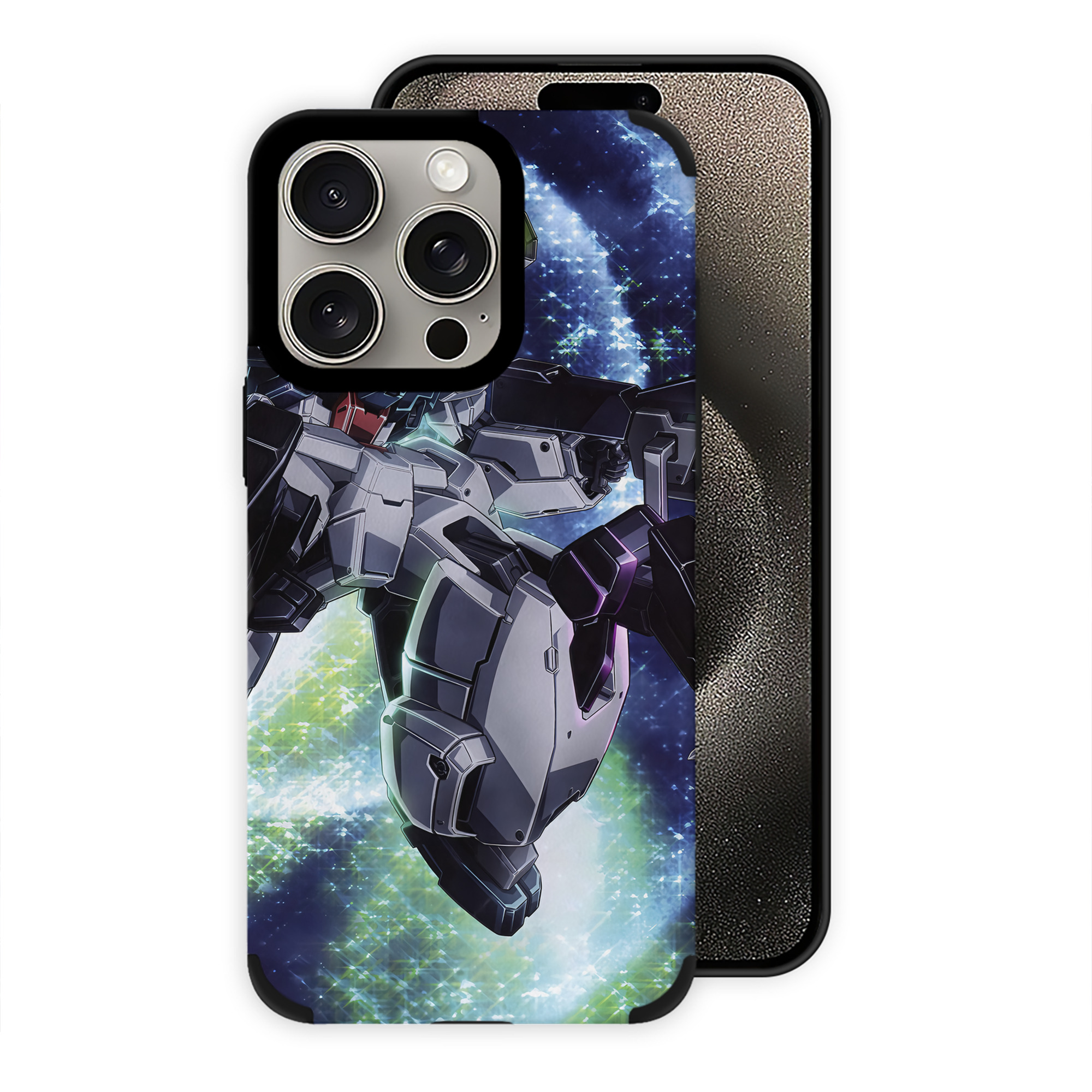 （画像用） 機動戦士ガンダム Mobile Suit Gundam 【iPhone15ProMax対応】 PUレザー スマホケース 耐衝撃＆黄変防止
