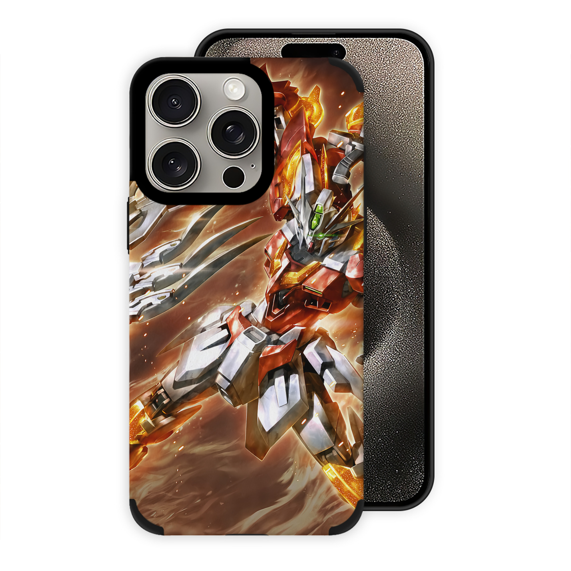 （画像用） 機動戦士ガンダム Mobile Suit Gundam 【iPhone15ProMax対応】 PUレザー スマホケース 耐衝撃＆黄変防止