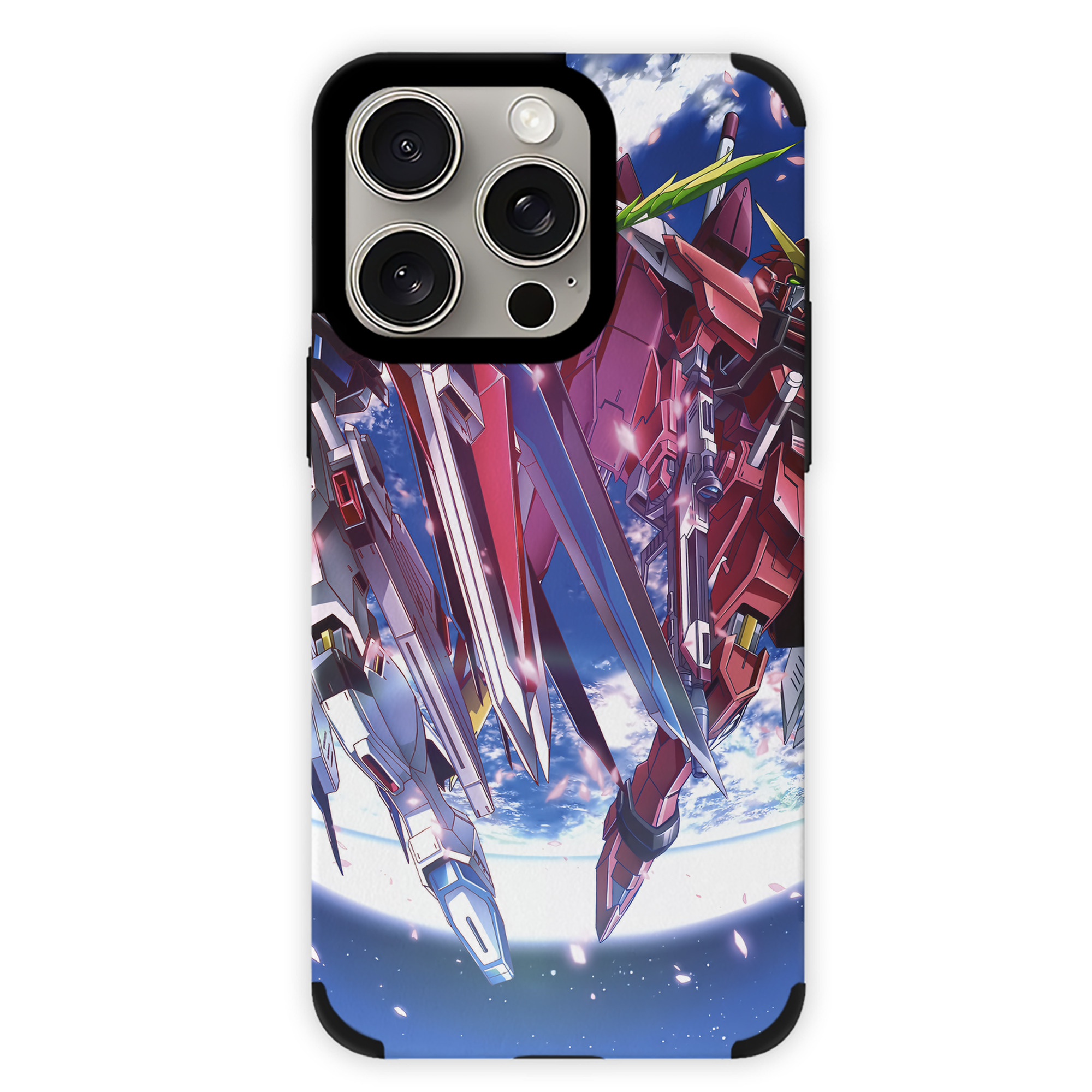 （画像用） 機動戦士ガンダム Mobile Suit Gundam 【iPhone15ProMax対応】 PUレザー スマホケース 耐衝撃＆黄変防止