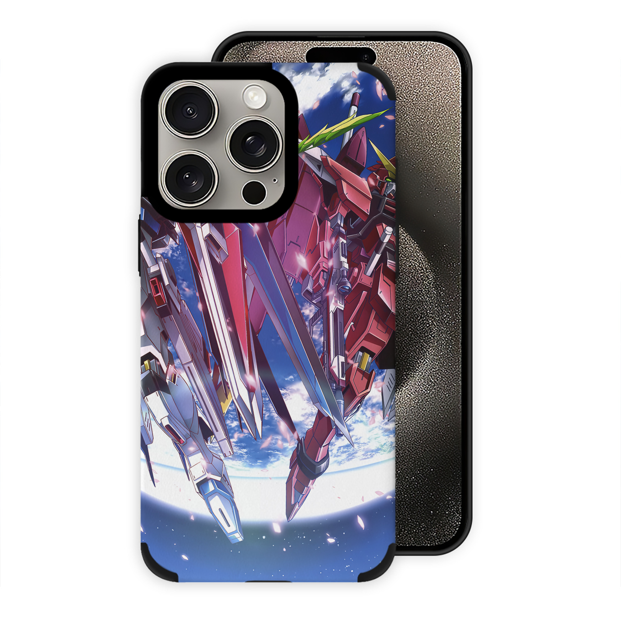 （画像用） 機動戦士ガンダム Mobile Suit Gundam 【iPhone15ProMax対応】 PUレザー スマホケース 耐衝撃＆黄変防止