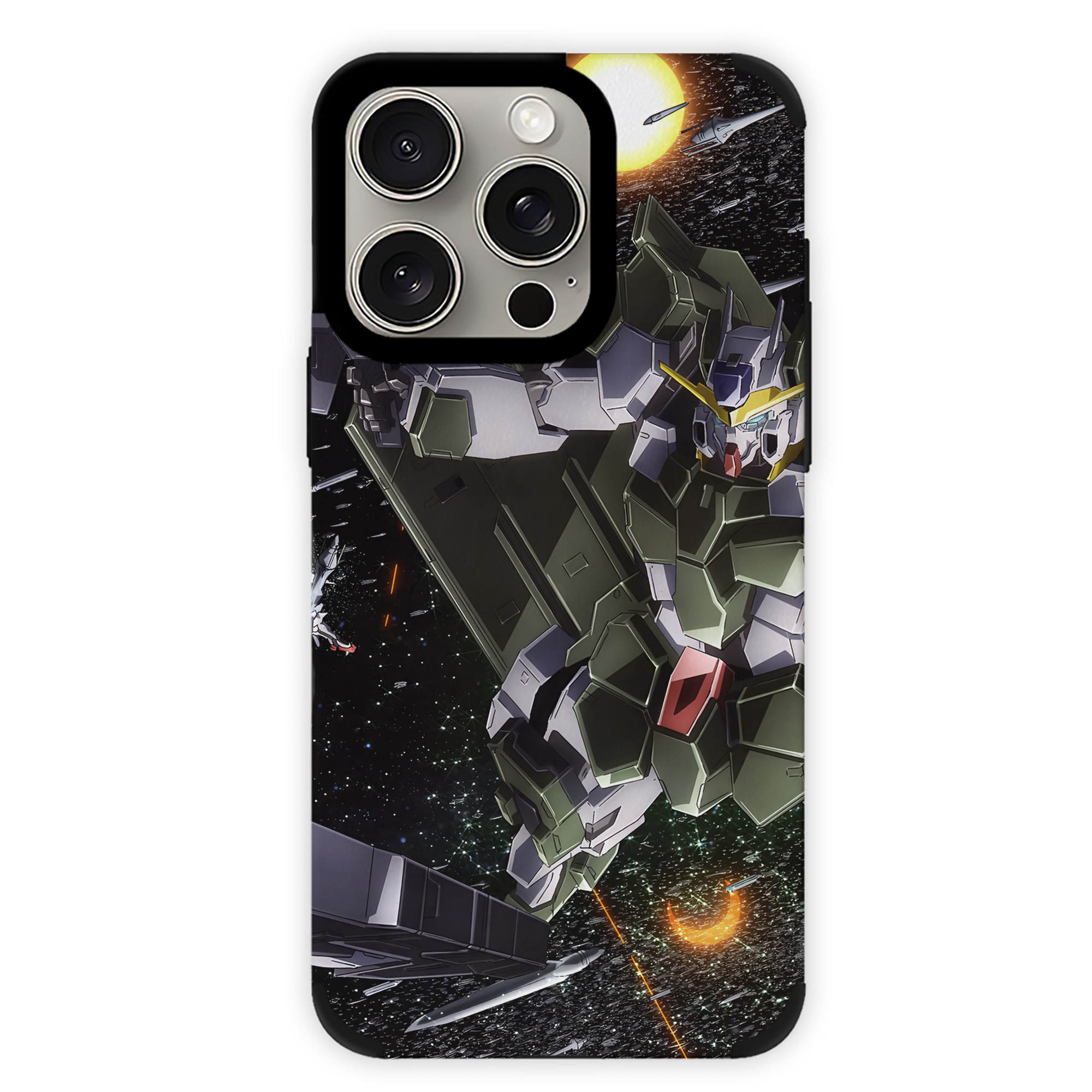 （画像用） 機動戦士ガンダム Mobile Suit Gundam 【iPhone15ProMax対応】 PUレザー スマホケース 耐衝撃＆黄変防止