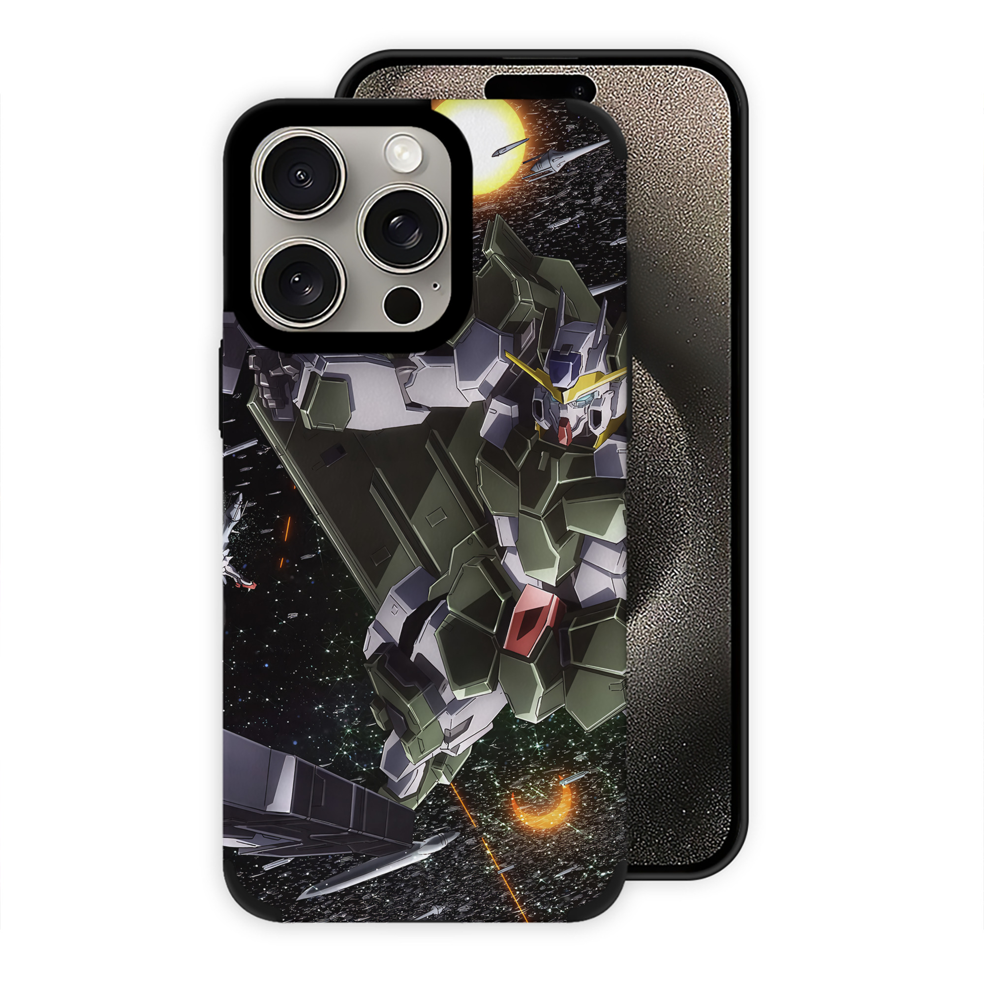 （画像用） 機動戦士ガンダム Mobile Suit Gundam 【iPhone15ProMax対応】 PUレザー スマホケース 耐衝撃＆黄変防止
