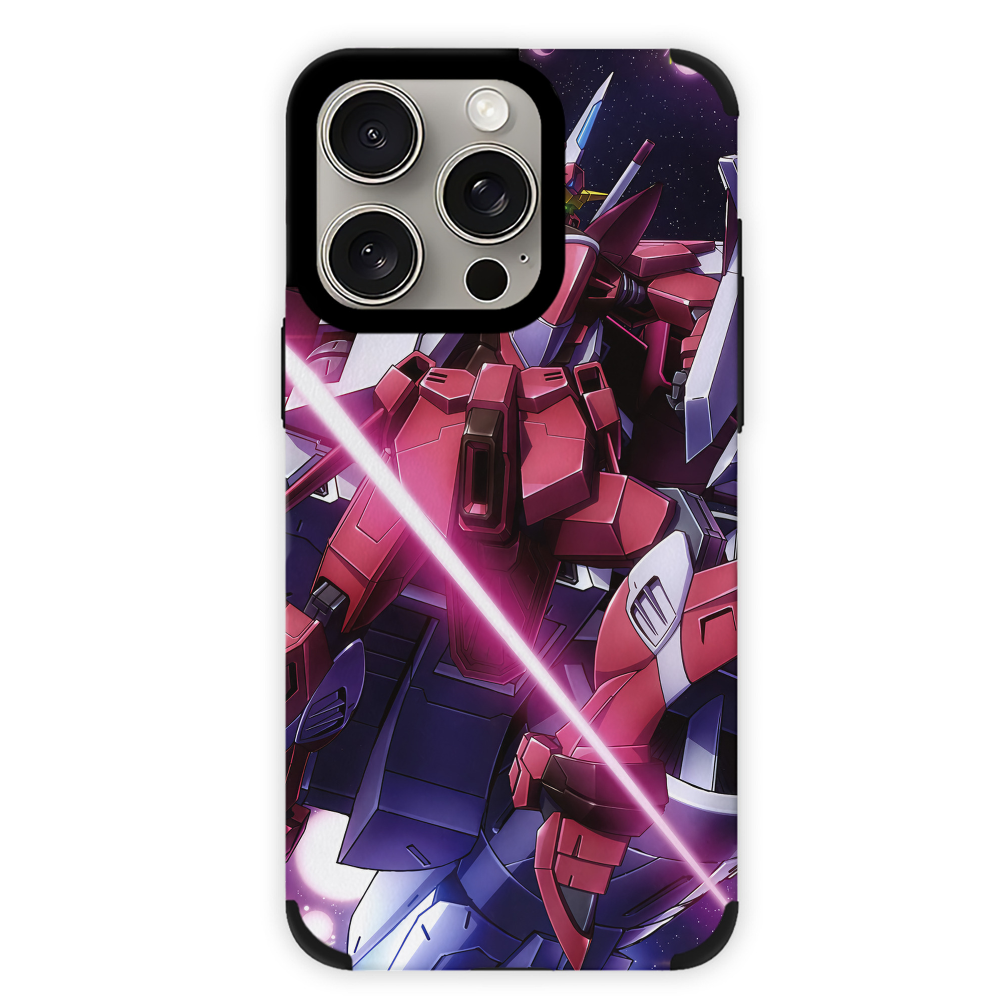 （画像用） 機動戦士ガンダム Mobile Suit Gundam 【iPhone15ProMax対応】 PUレザー スマホケース 耐衝撃＆黄変防止