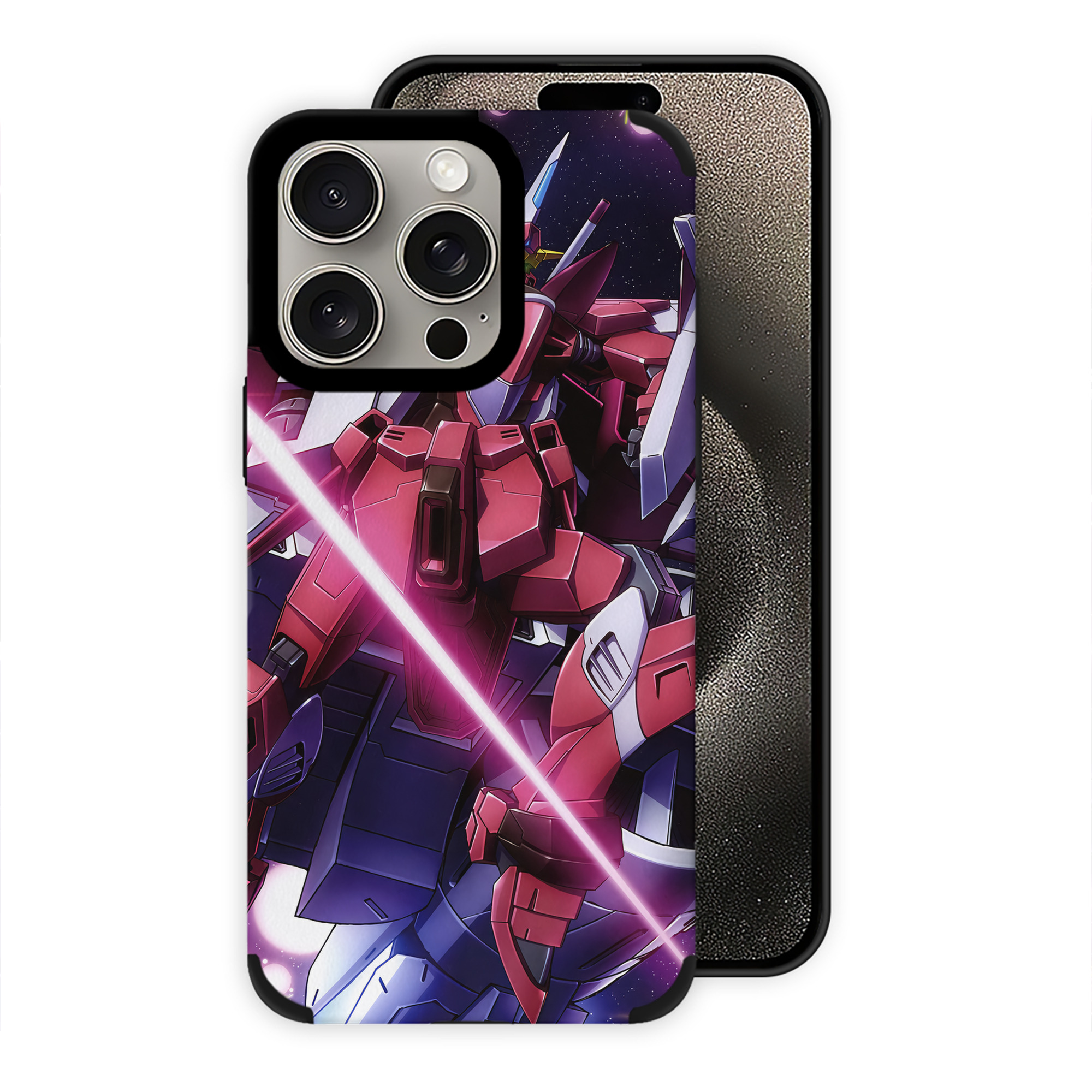 （画像用） 機動戦士ガンダム Mobile Suit Gundam 【iPhone15ProMax対応】 PUレザー スマホケース 耐衝撃＆黄変防止