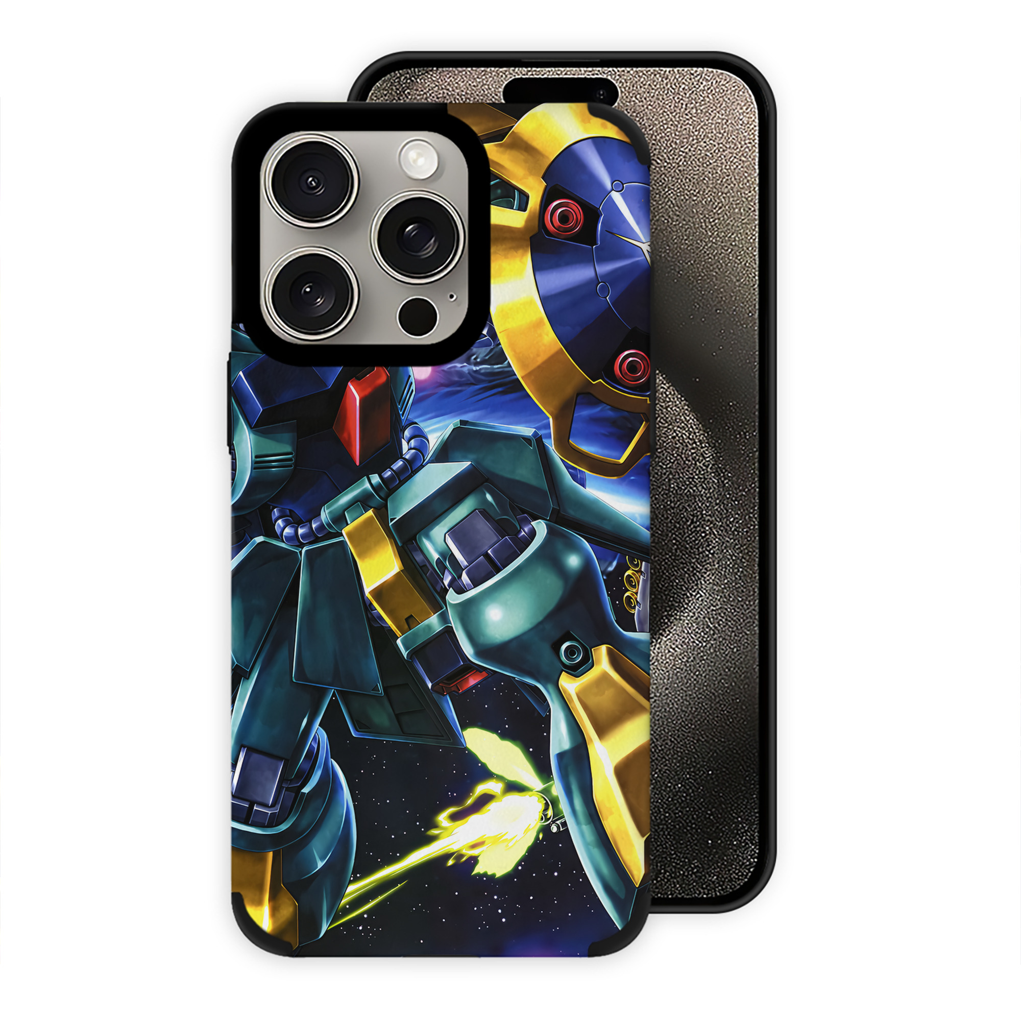 （画像用） 機動戦士ガンダム Mobile Suit Gundam 【iPhone15ProMax対応】 PUレザー スマホケース 耐衝撃＆黄変防止