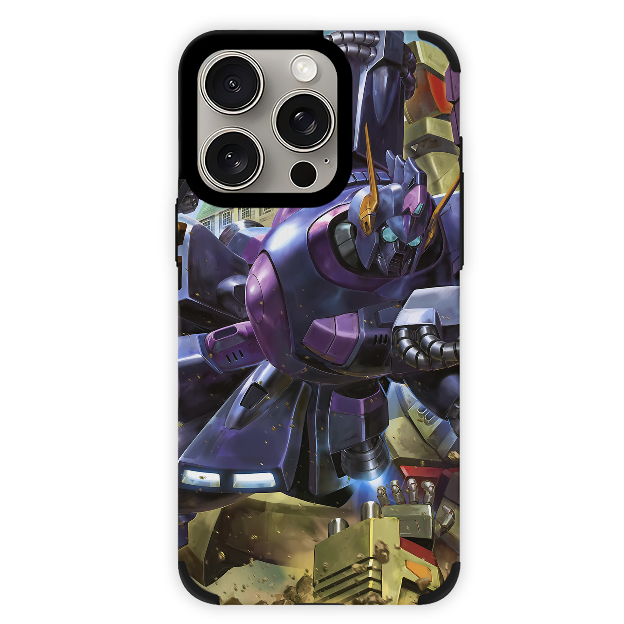 （画像用） 機動戦士ガンダム Mobile Suit Gundam 【iPhone15ProMax対応】 PUレザー スマホケース 耐衝撃＆黄変防止