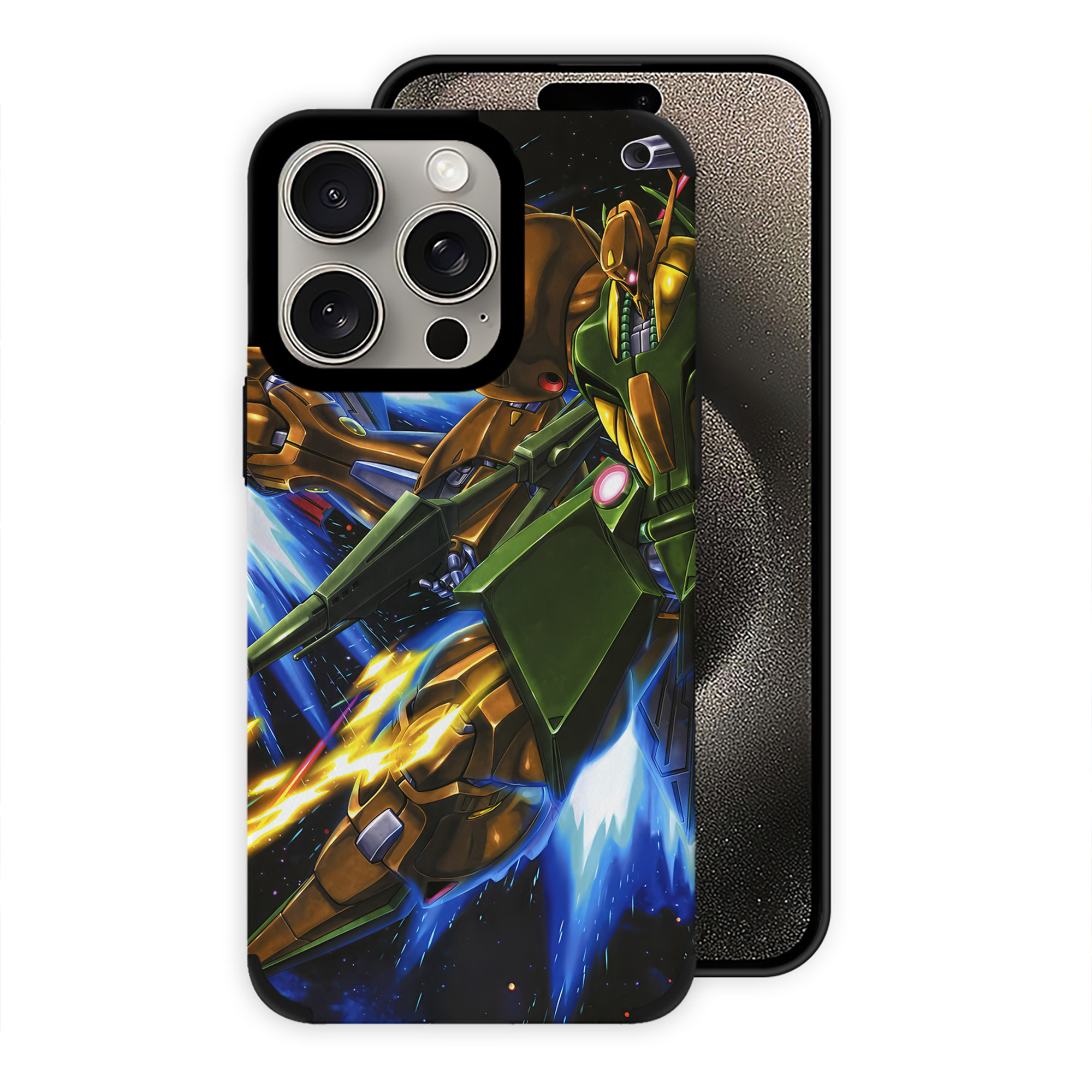 （画像用） 機動戦士ガンダム Mobile Suit Gundam 【iPhone15ProMax対応】 PUレザー スマホケース 耐衝撃＆黄変防止
