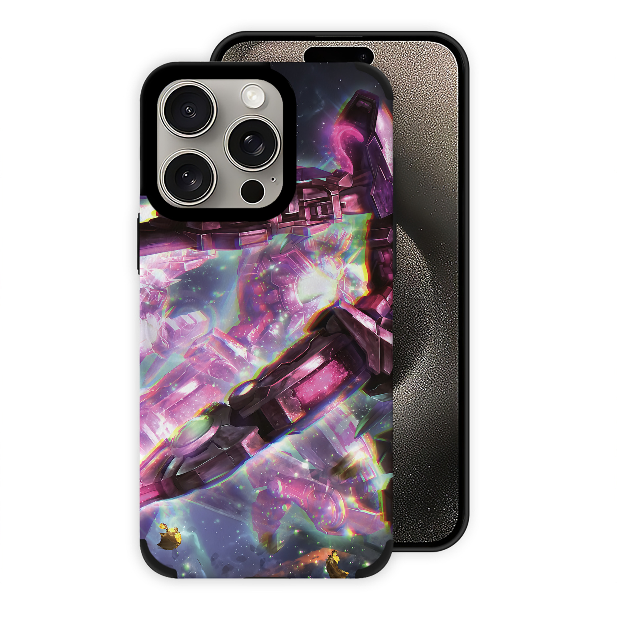 （画像用） 機動戦士ガンダム Mobile Suit Gundam 【iPhone15ProMax対応】 PUレザー スマホケース 耐衝撃＆黄変防止