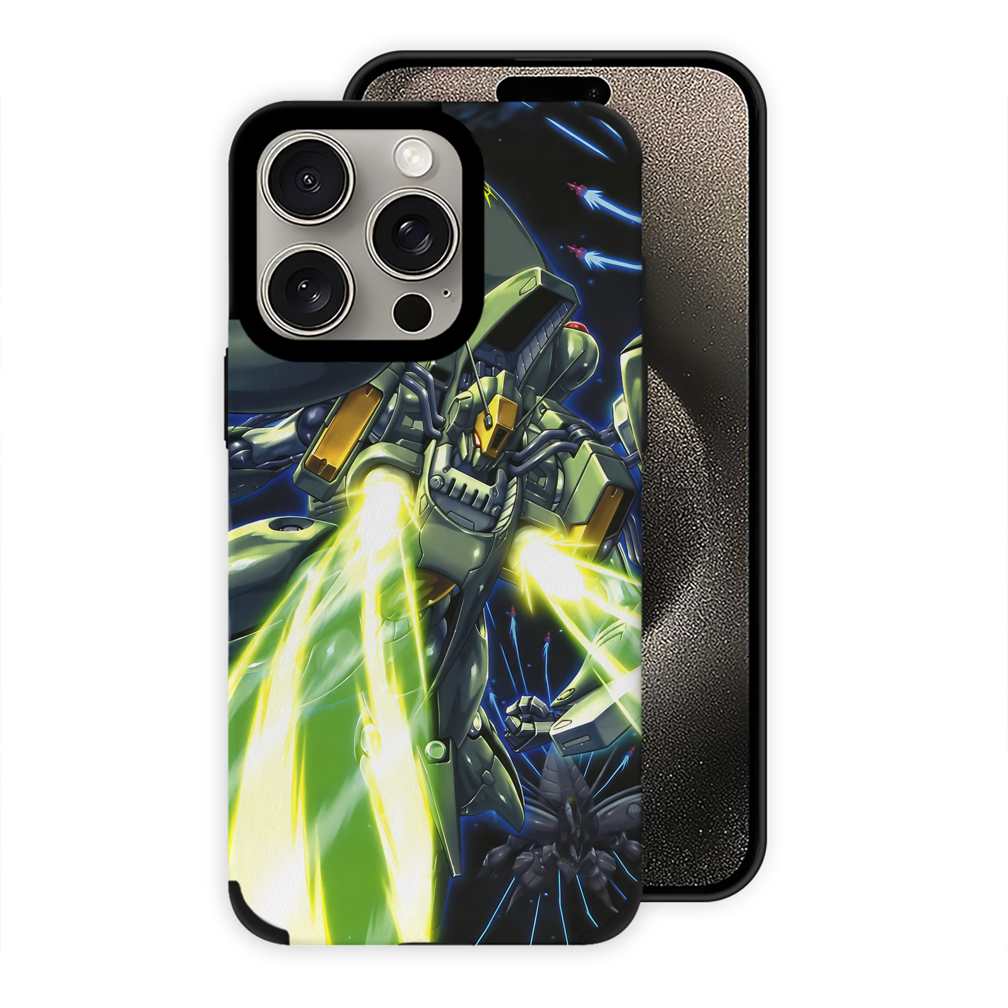 （画像用） 機動戦士ガンダム Mobile Suit Gundam 【iPhone15ProMax対応】 PUレザー スマホケース 耐衝撃＆黄変防止