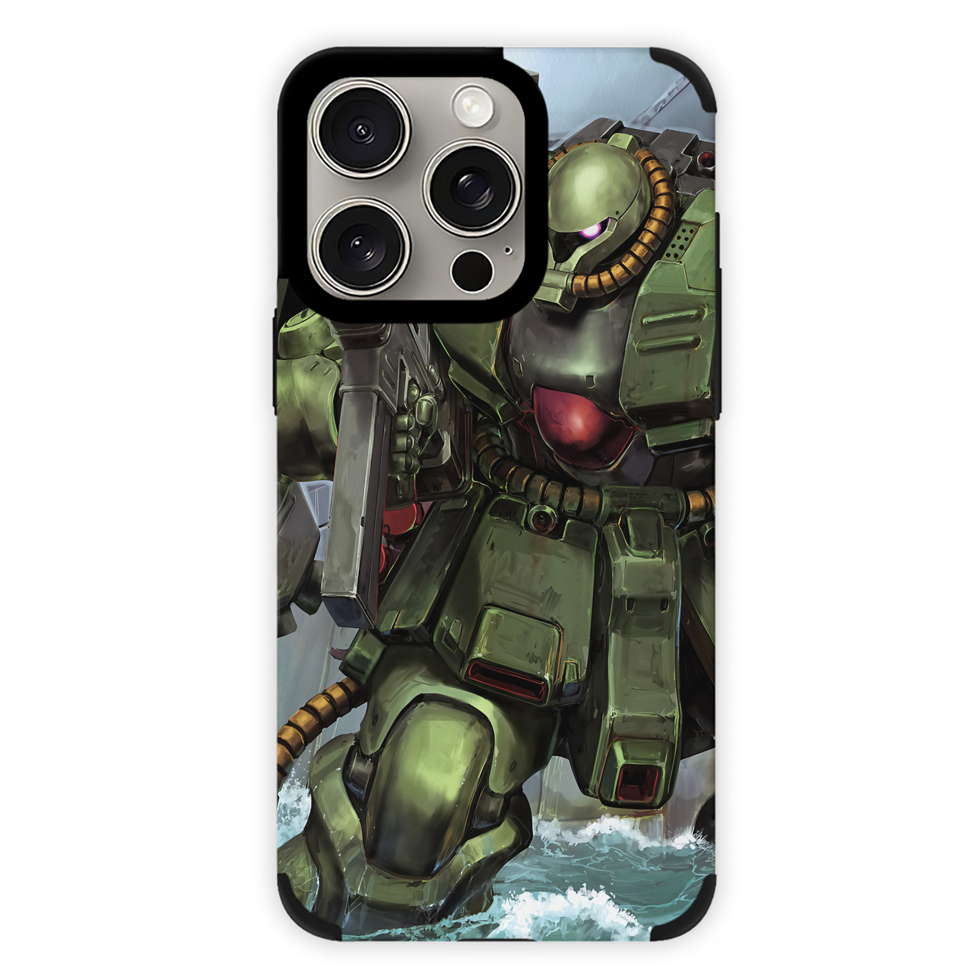 （画像用） 機動戦士ガンダム Mobile Suit Gundam 【iPhone15ProMax対応】 PUレザー スマホケース 耐衝撃＆黄変防止