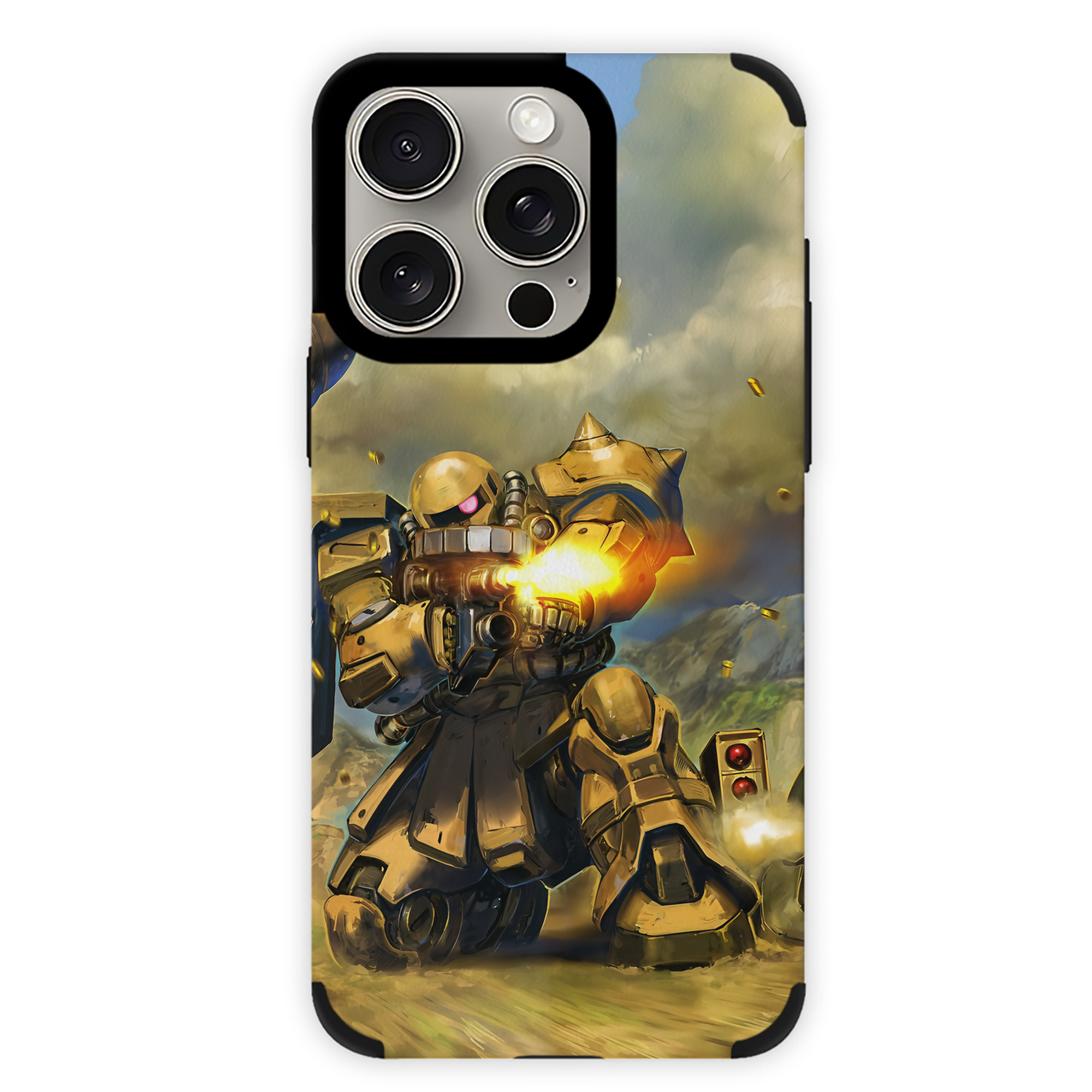 （画像用） 機動戦士ガンダム Mobile Suit Gundam 【iPhone15ProMax対応】 PUレザー スマホケース 耐衝撃＆黄変防止