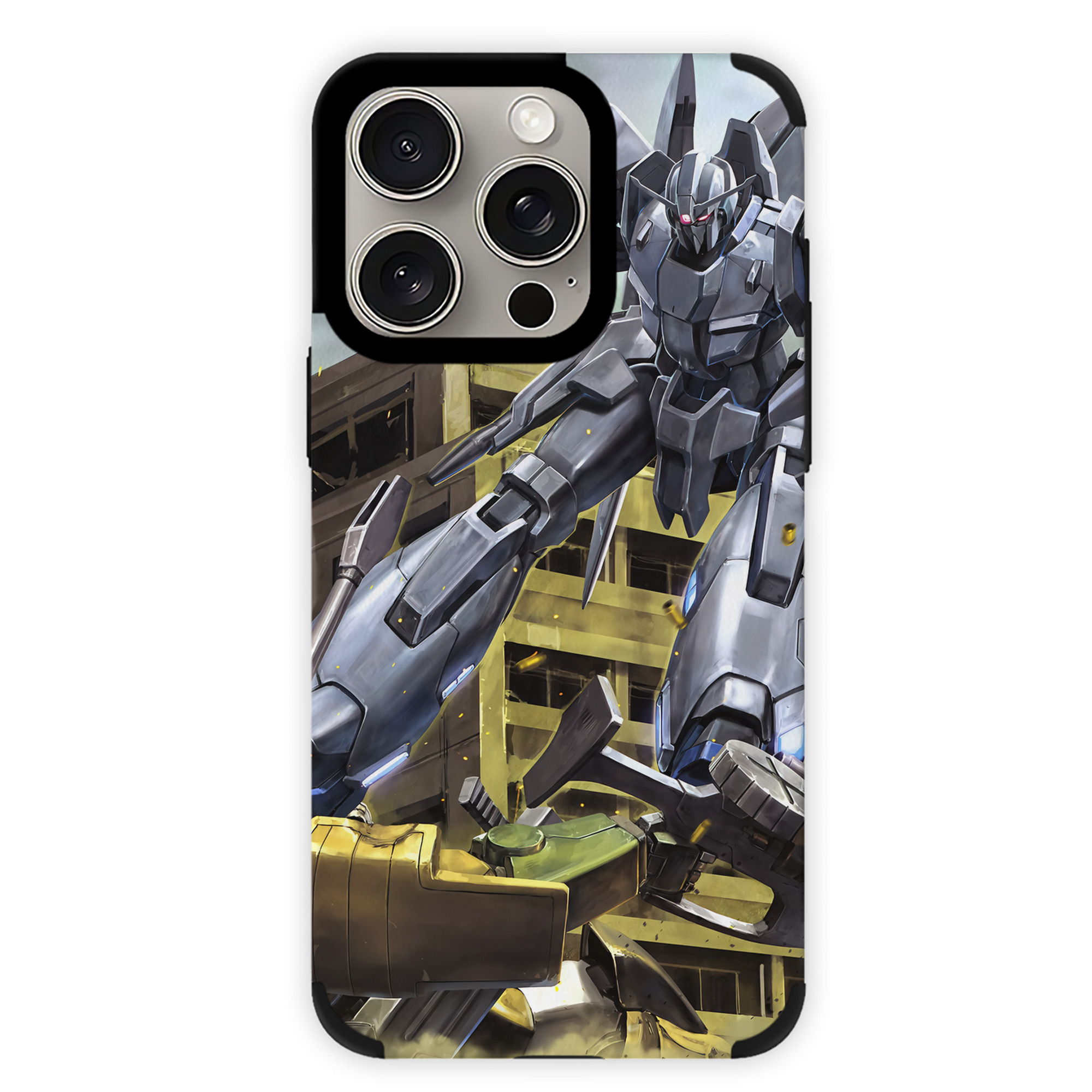 （画像用） 機動戦士ガンダム Mobile Suit Gundam 【iPhone15ProMax対応】 PUレザー スマホケース 耐衝撃＆黄変防止