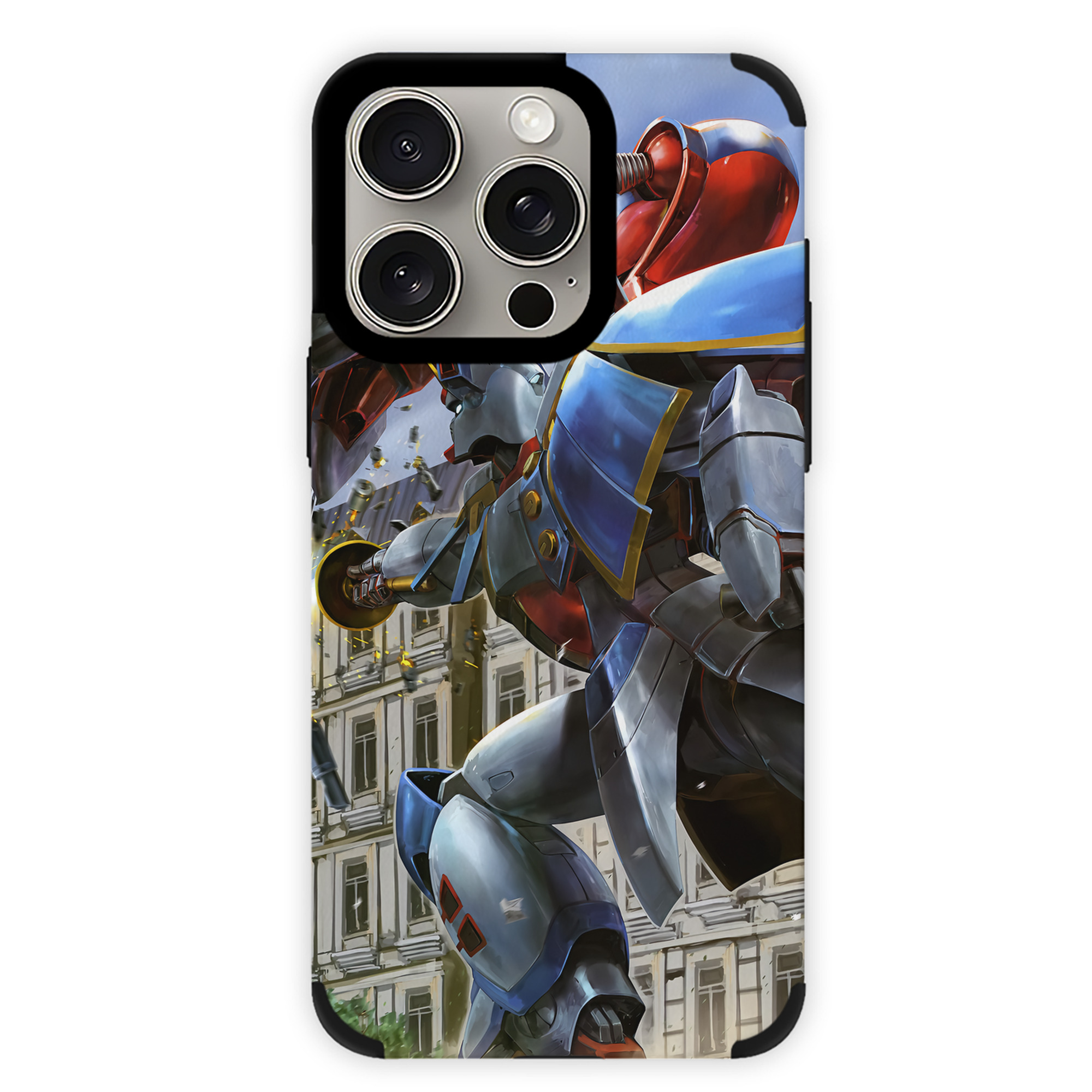 （画像用） 機動戦士ガンダム Mobile Suit Gundam 【iPhone15ProMax対応】 PUレザー スマホケース 耐衝撃＆黄変防止