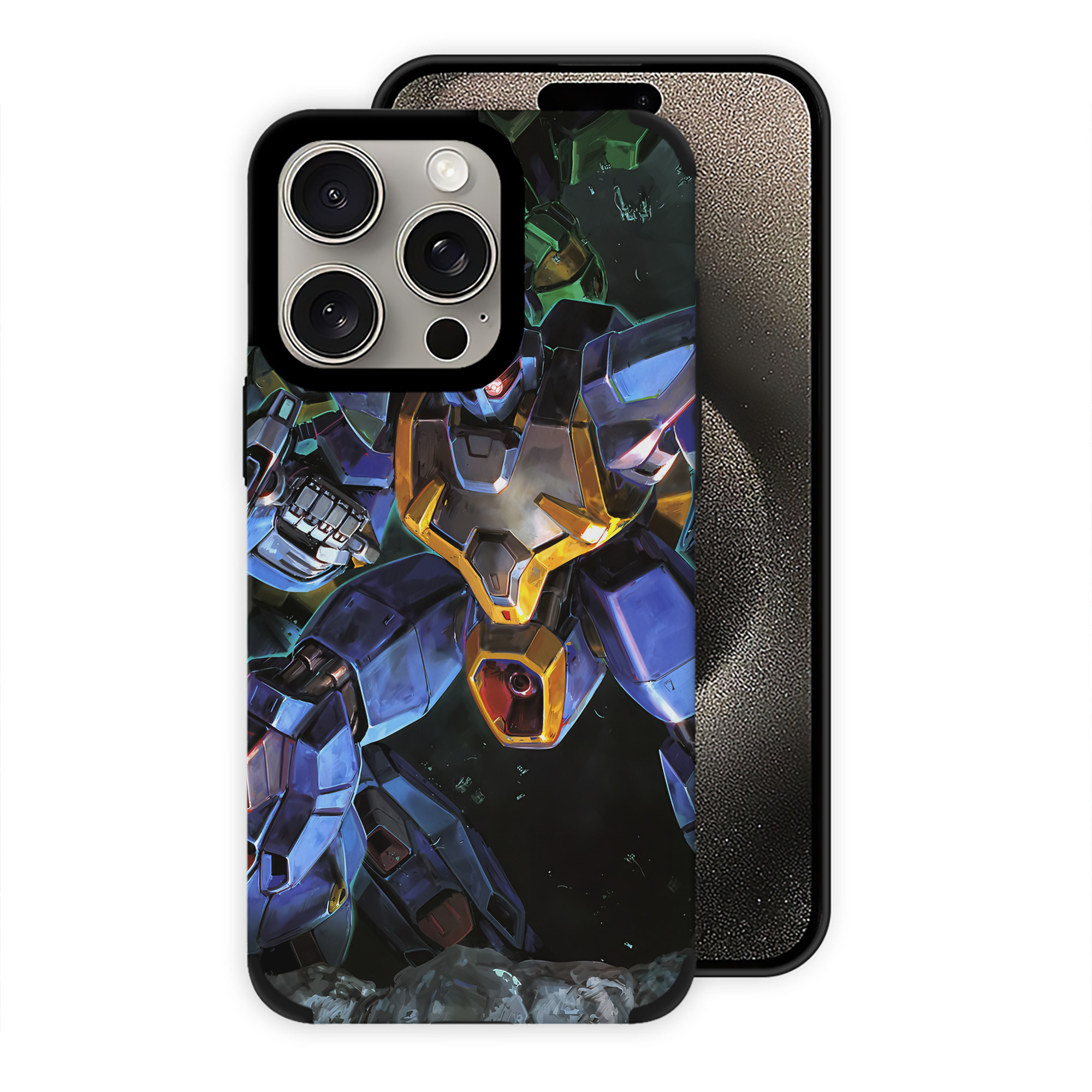 （画像用） 機動戦士ガンダム Mobile Suit Gundam 【iPhone15ProMax対応】 PUレザー スマホケース 耐衝撃＆黄変防止