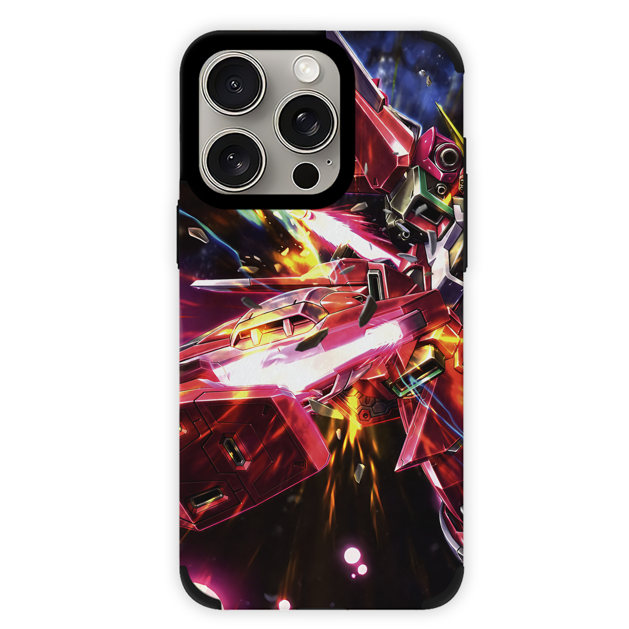 （画像用） 機動戦士ガンダム Mobile Suit Gundam 【iPhone15ProMax対応】 PUレザー スマホケース 耐衝撃＆黄変防止