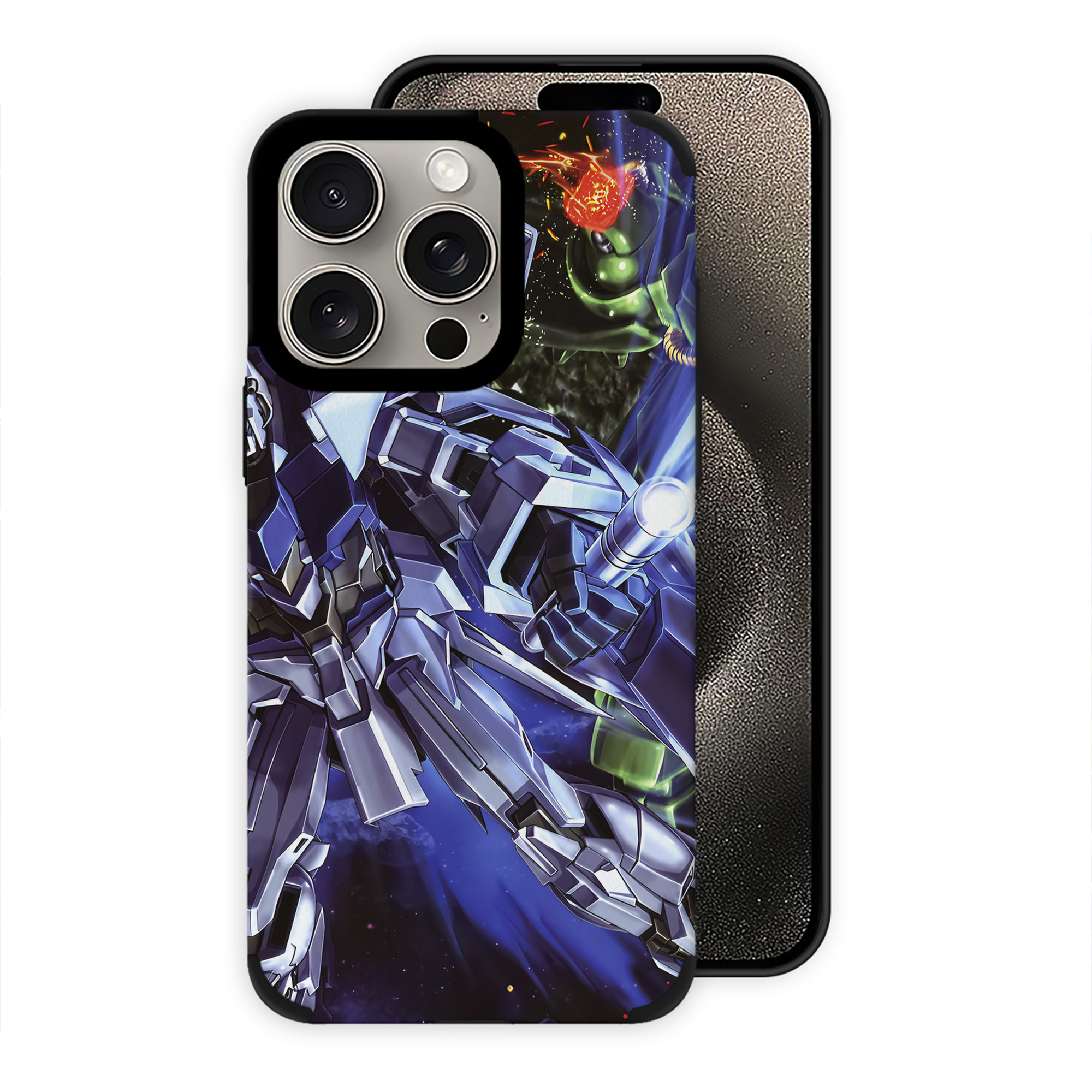 （画像用） 機動戦士ガンダム Mobile Suit Gundam 【iPhone15ProMax対応】 PUレザー スマホケース 耐衝撃＆黄変防止