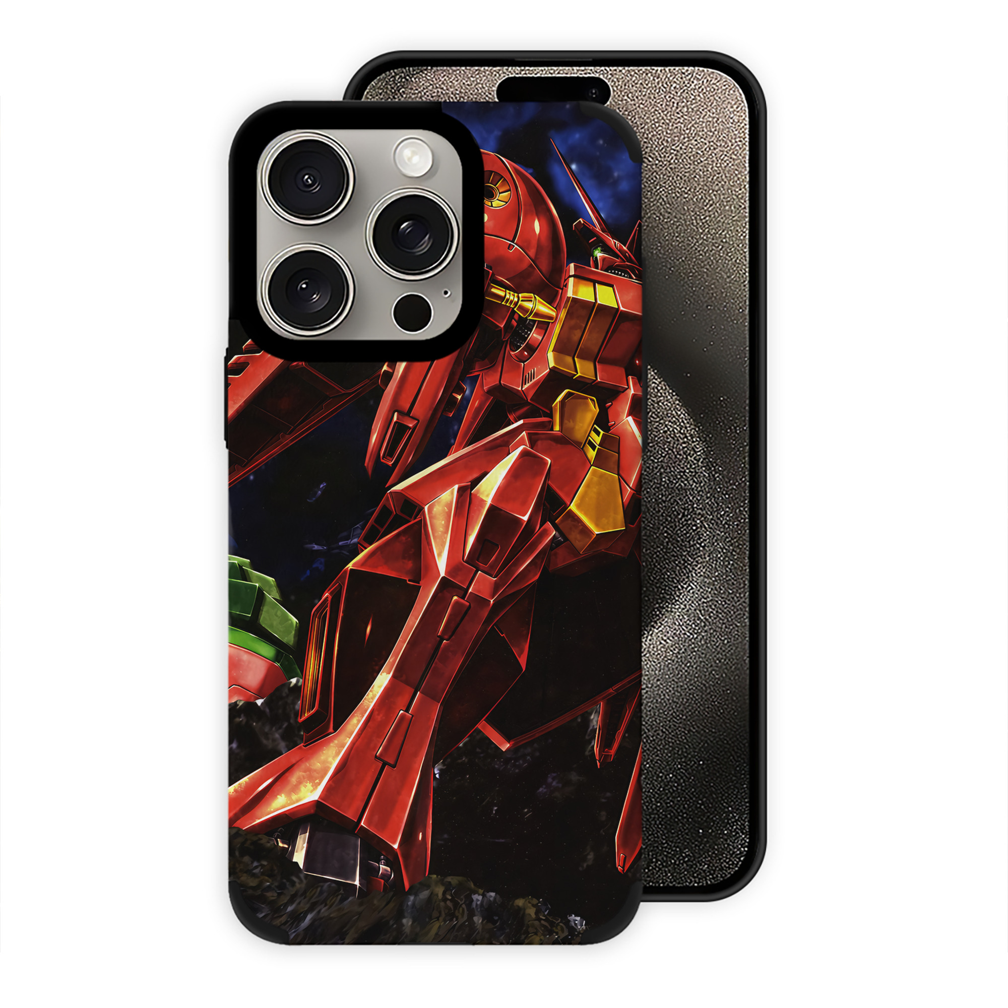 （画像用） 機動戦士ガンダム Mobile Suit Gundam 【iPhone15ProMax対応】 PUレザー スマホケース 耐衝撃＆黄変防止