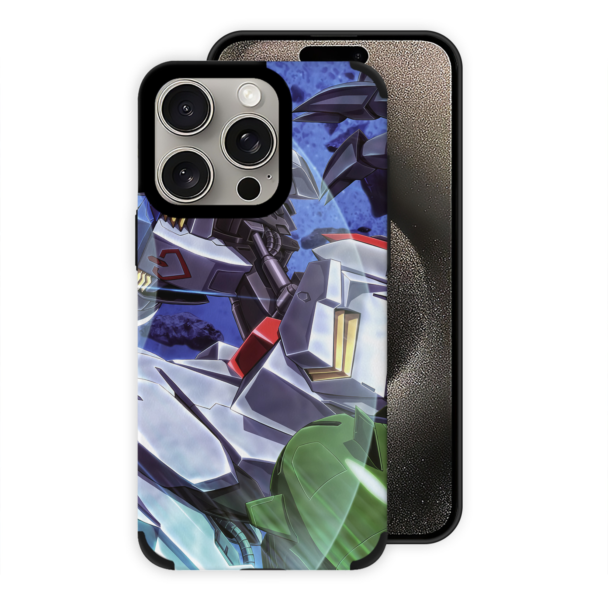 （画像用） 機動戦士ガンダム Mobile Suit Gundam 【iPhone15ProMax対応】 PUレザー スマホケース 耐衝撃＆黄変防止