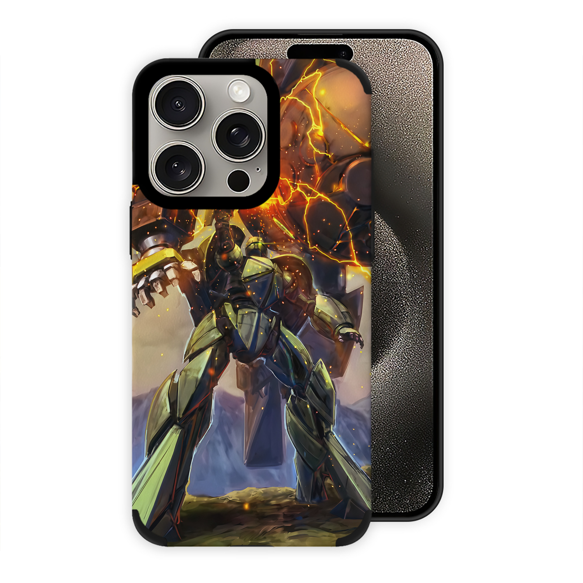（画像用） 機動戦士ガンダム Mobile Suit Gundam 【iPhone15ProMax対応】 PUレザー スマホケース 耐衝撃＆黄変防止