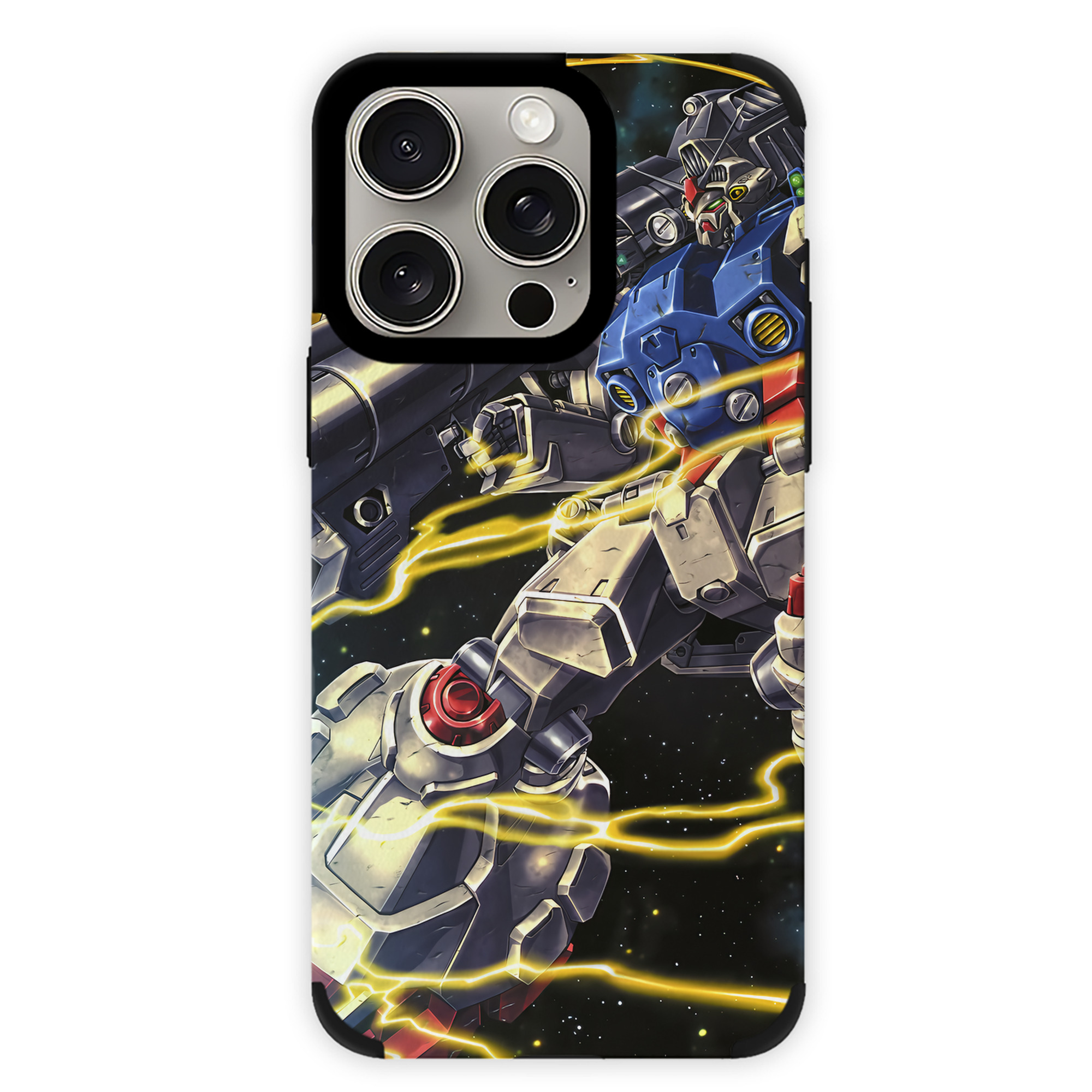 （画像用） 機動戦士ガンダム Mobile Suit Gundam 【iPhone15ProMax対応】 PUレザー スマホケース 耐衝撃＆黄変防止