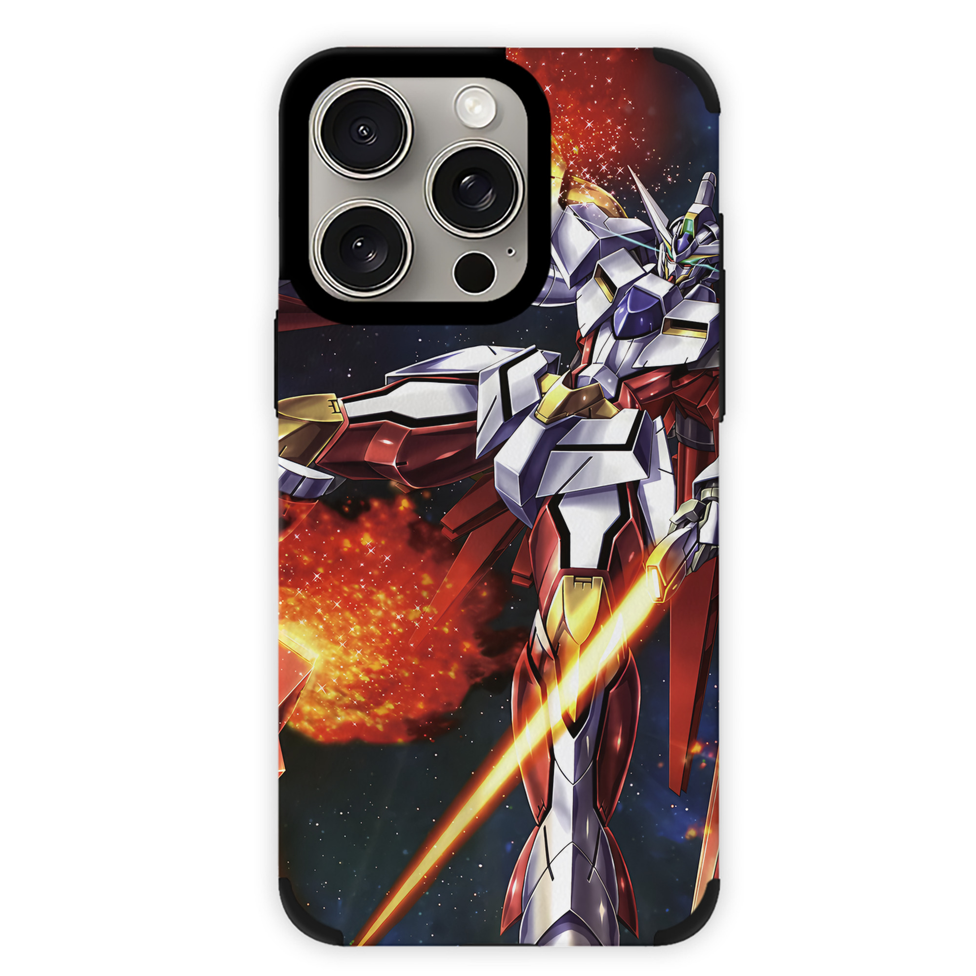 （画像用） 機動戦士ガンダム Mobile Suit Gundam 【iPhone15ProMax対応】 PUレザー スマホケース 耐衝撃＆黄変防止