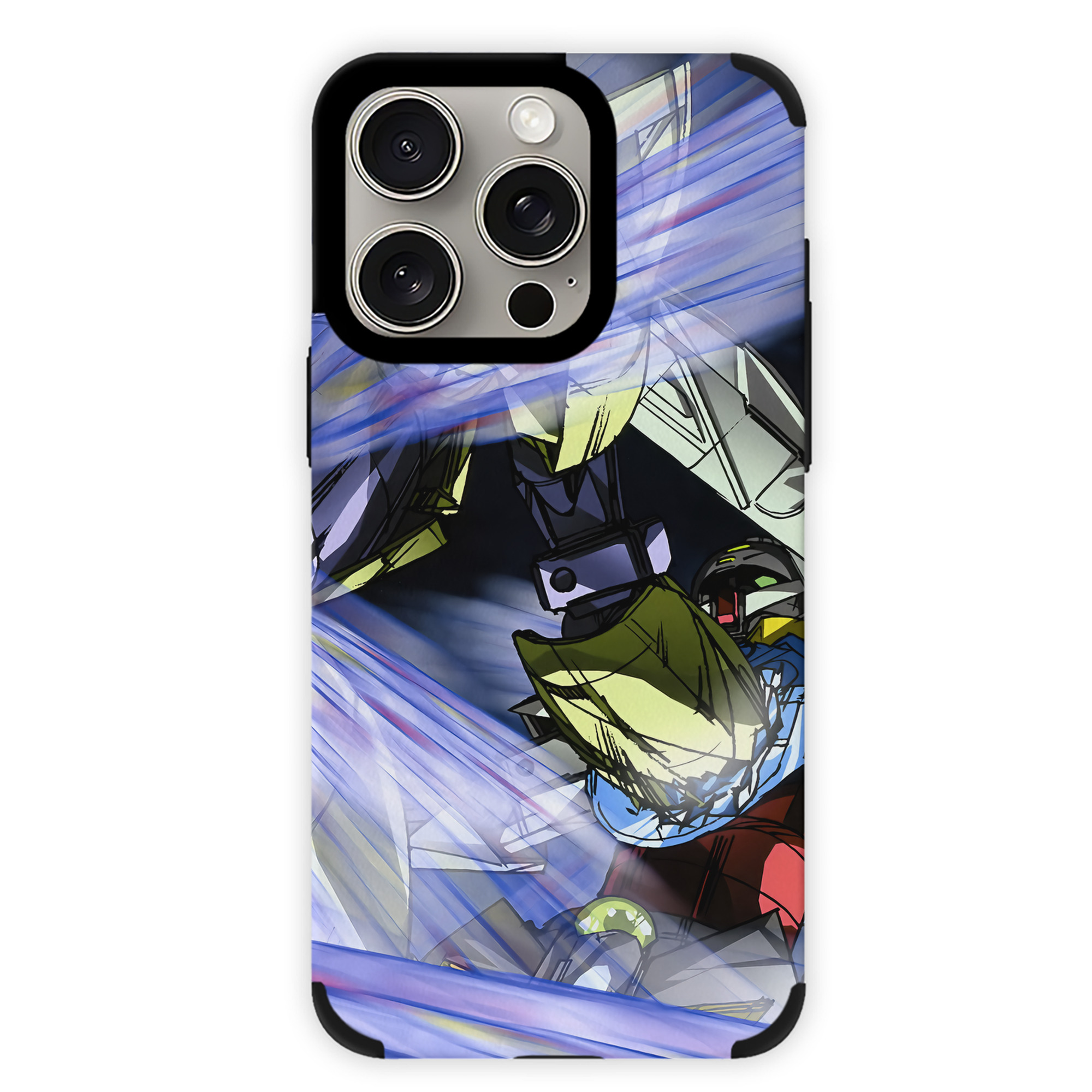（画像用） 機動戦士ガンダム Mobile Suit Gundam 【iPhone15ProMax対応】 PUレザー スマホケース 耐衝撃＆黄変防止