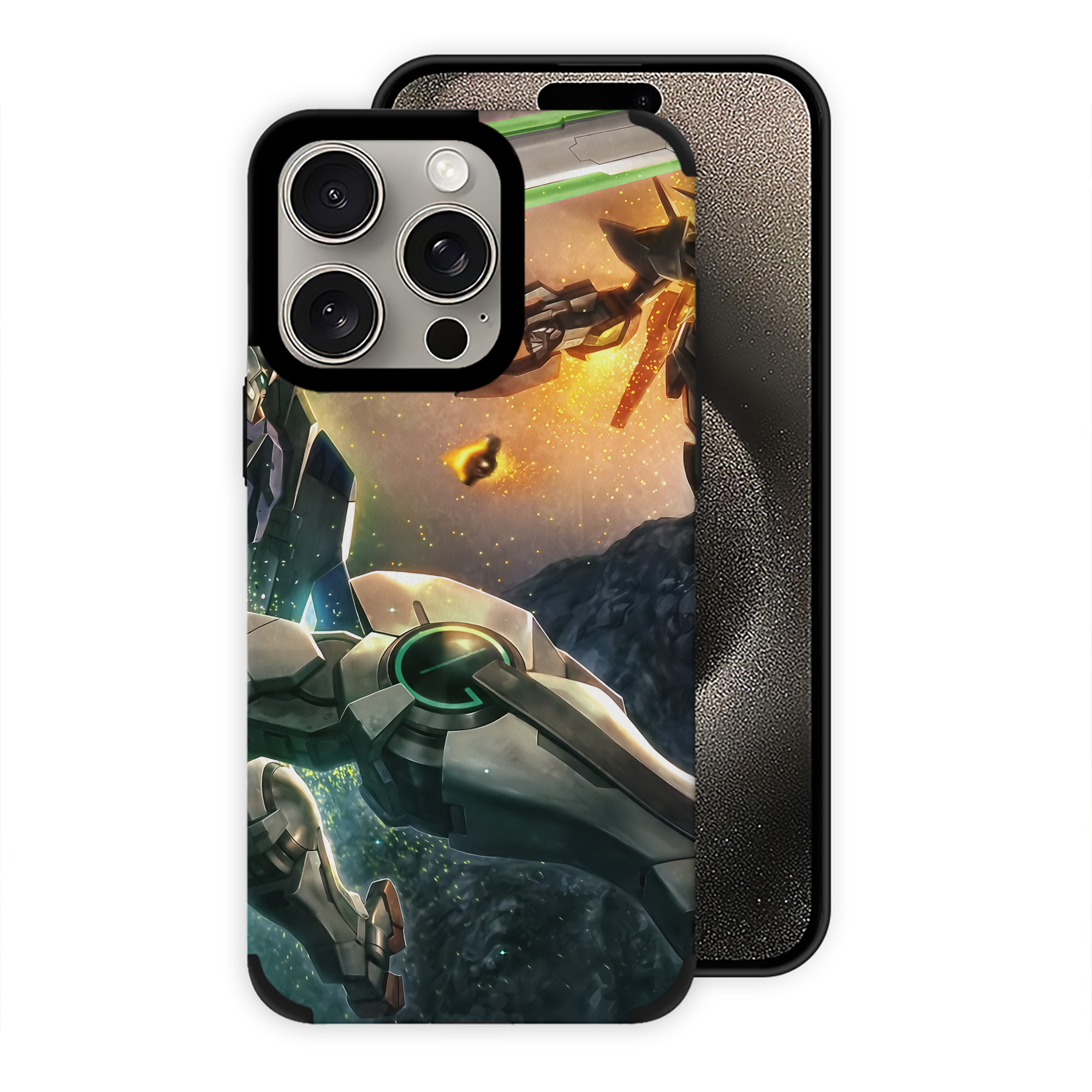 （画像用） 機動戦士ガンダム Mobile Suit Gundam 【iPhone15ProMax対応】 PUレザー スマホケース 耐衝撃＆黄変防止