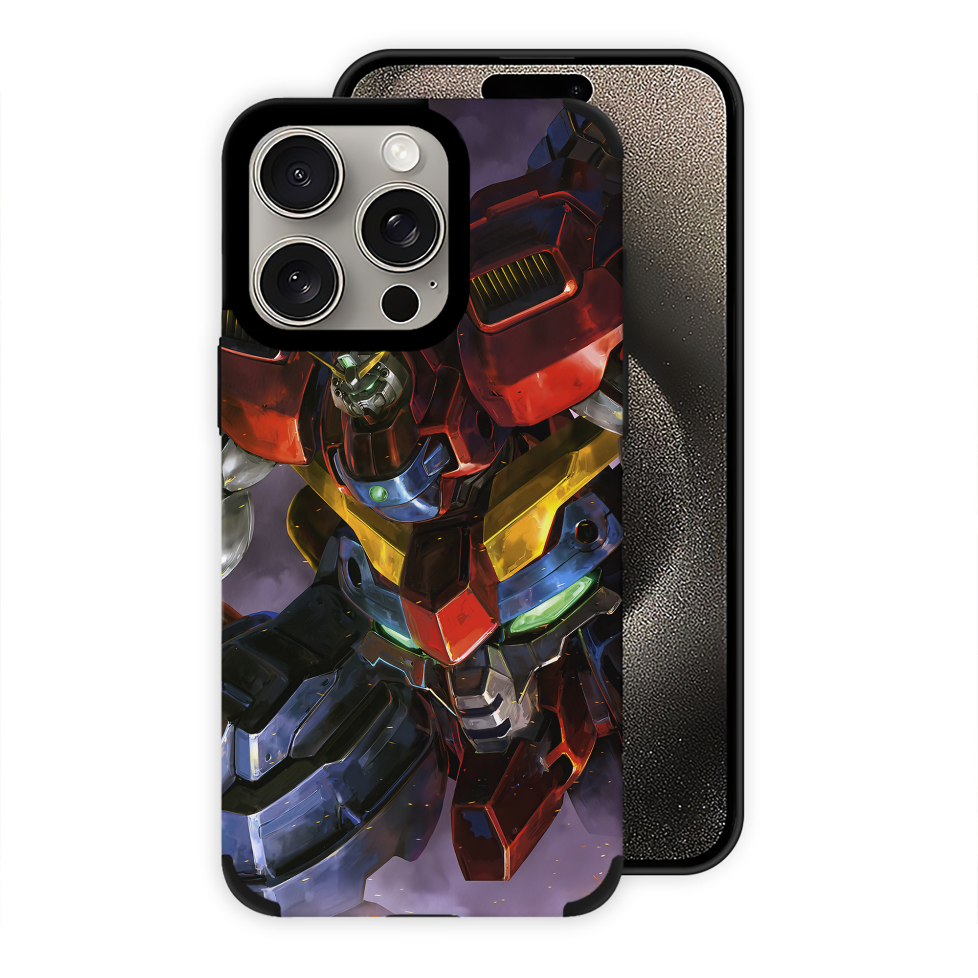 （画像用） 機動戦士ガンダム Mobile Suit Gundam 【iPhone15ProMax対応】 PUレザー スマホケース 耐衝撃＆黄変防止
