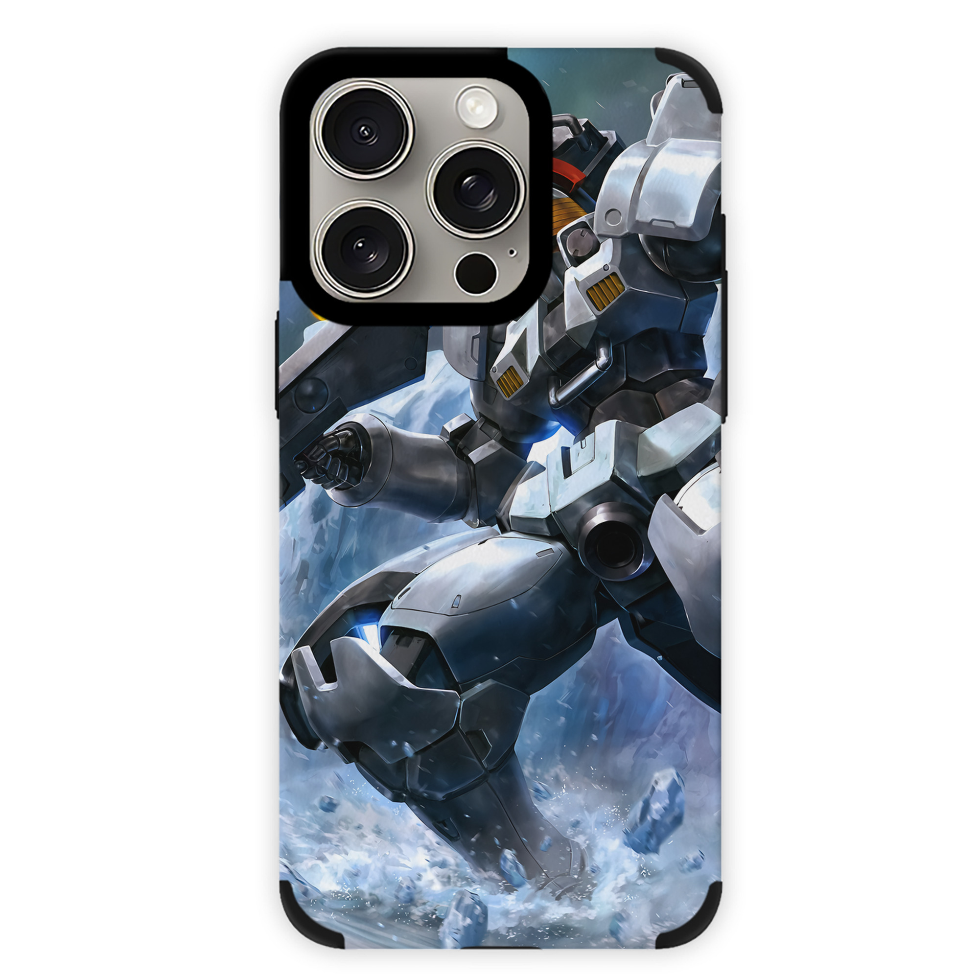 （画像用） 機動戦士ガンダム Mobile Suit Gundam 【iPhone15ProMax対応】 PUレザー スマホケース 耐衝撃＆黄変防止
