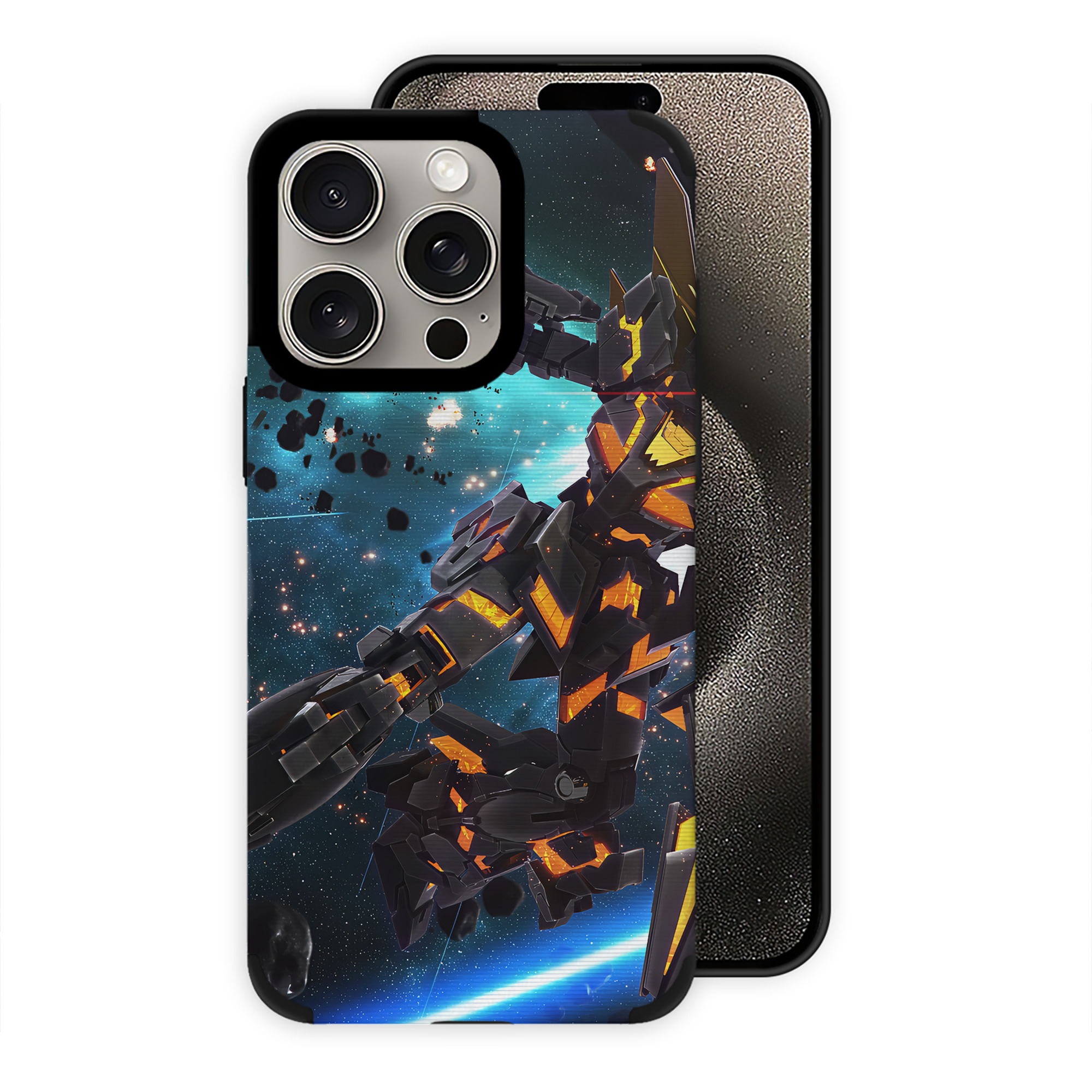 （画像用） 機動戦士ガンダム Mobile Suit Gundam 【iPhone15ProMax対応】 PUレザー スマホケース 耐衝撃＆黄変防止