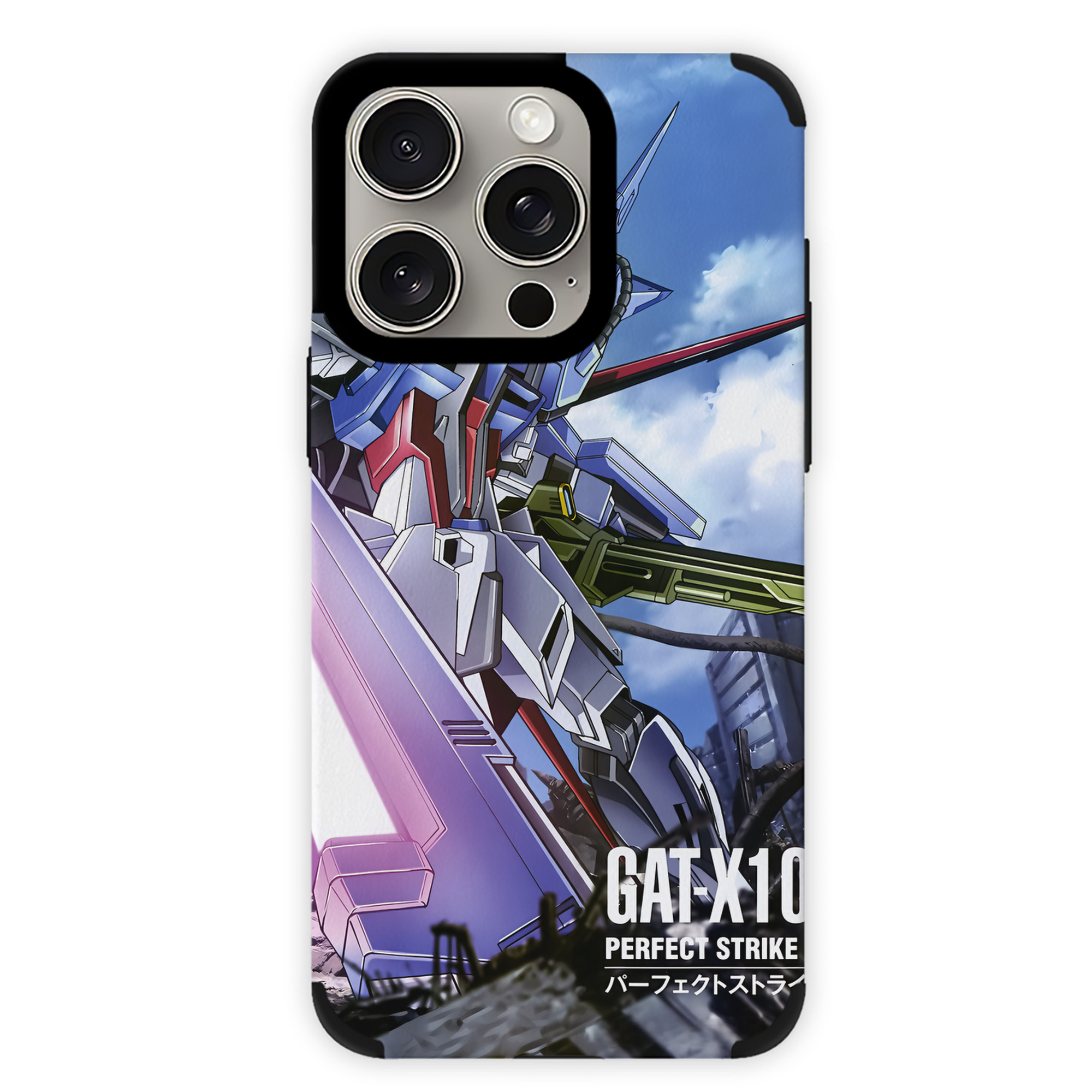 （画像用） 機動戦士ガンダム Mobile Suit Gundam 【iPhone15ProMax対応】 PUレザー スマホケース 耐衝撃＆黄変防止