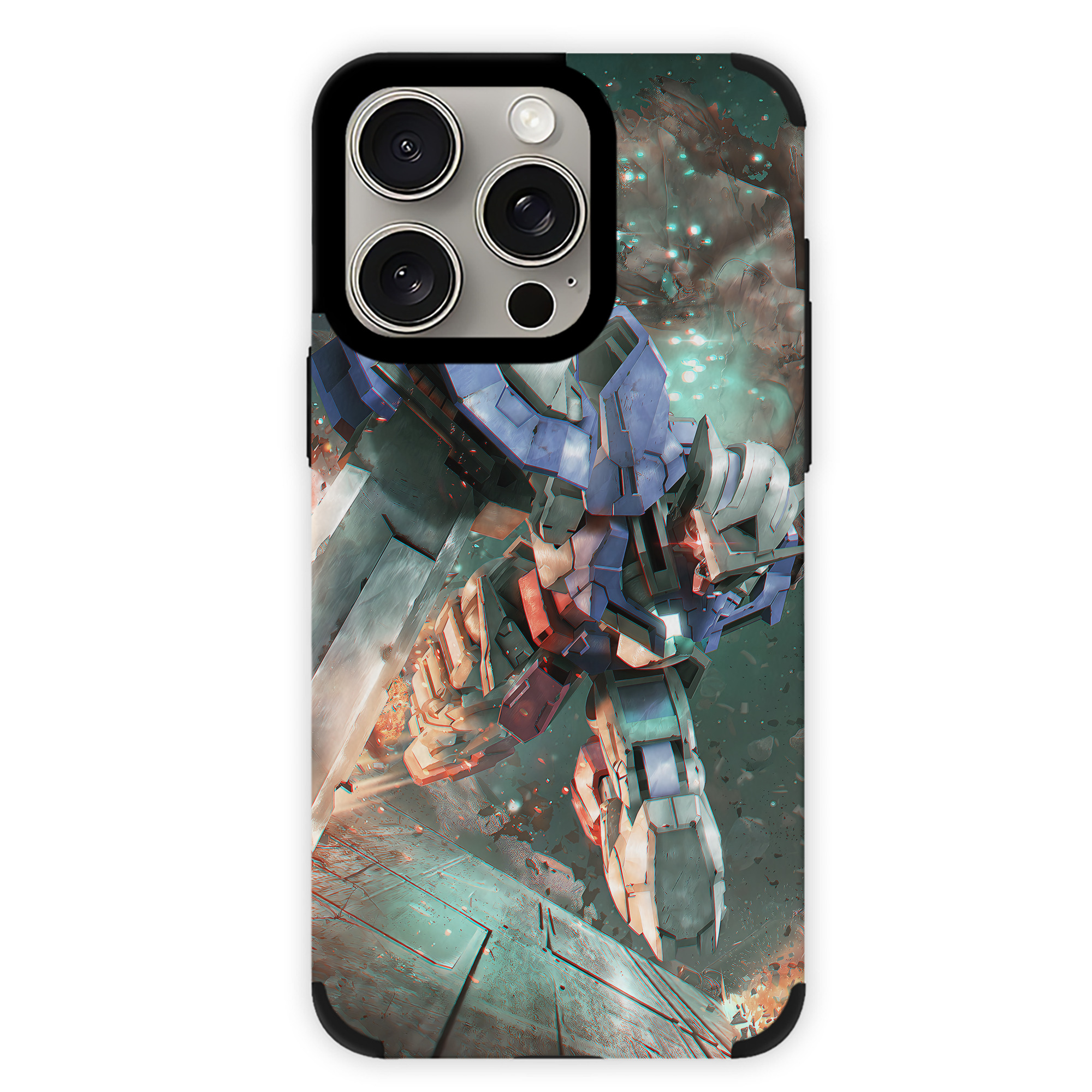 （画像用） 機動戦士ガンダム Mobile Suit Gundam 【iPhone15ProMax対応】 PUレザー スマホケース 耐衝撃＆黄変防止
