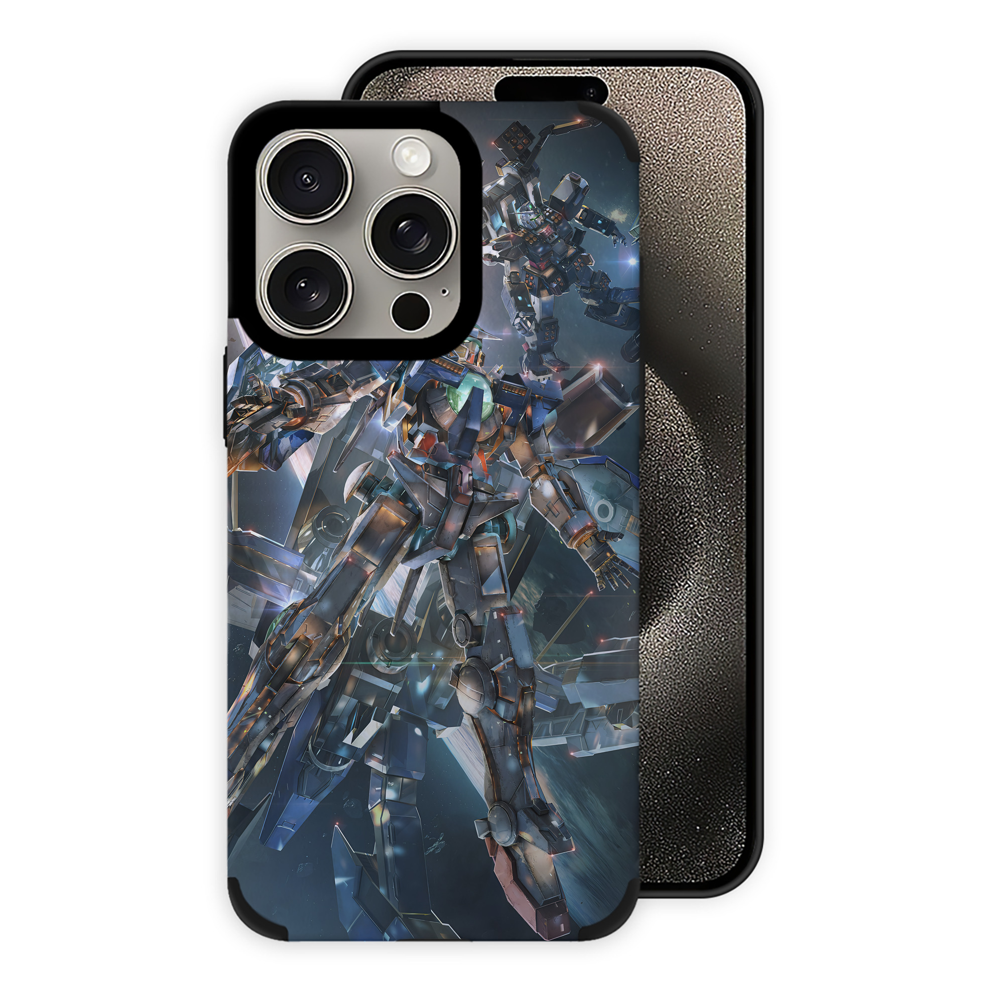 （画像用） 機動戦士ガンダム Mobile Suit Gundam 【iPhone15ProMax対応】 PUレザー スマホケース 耐衝撃＆黄変防止