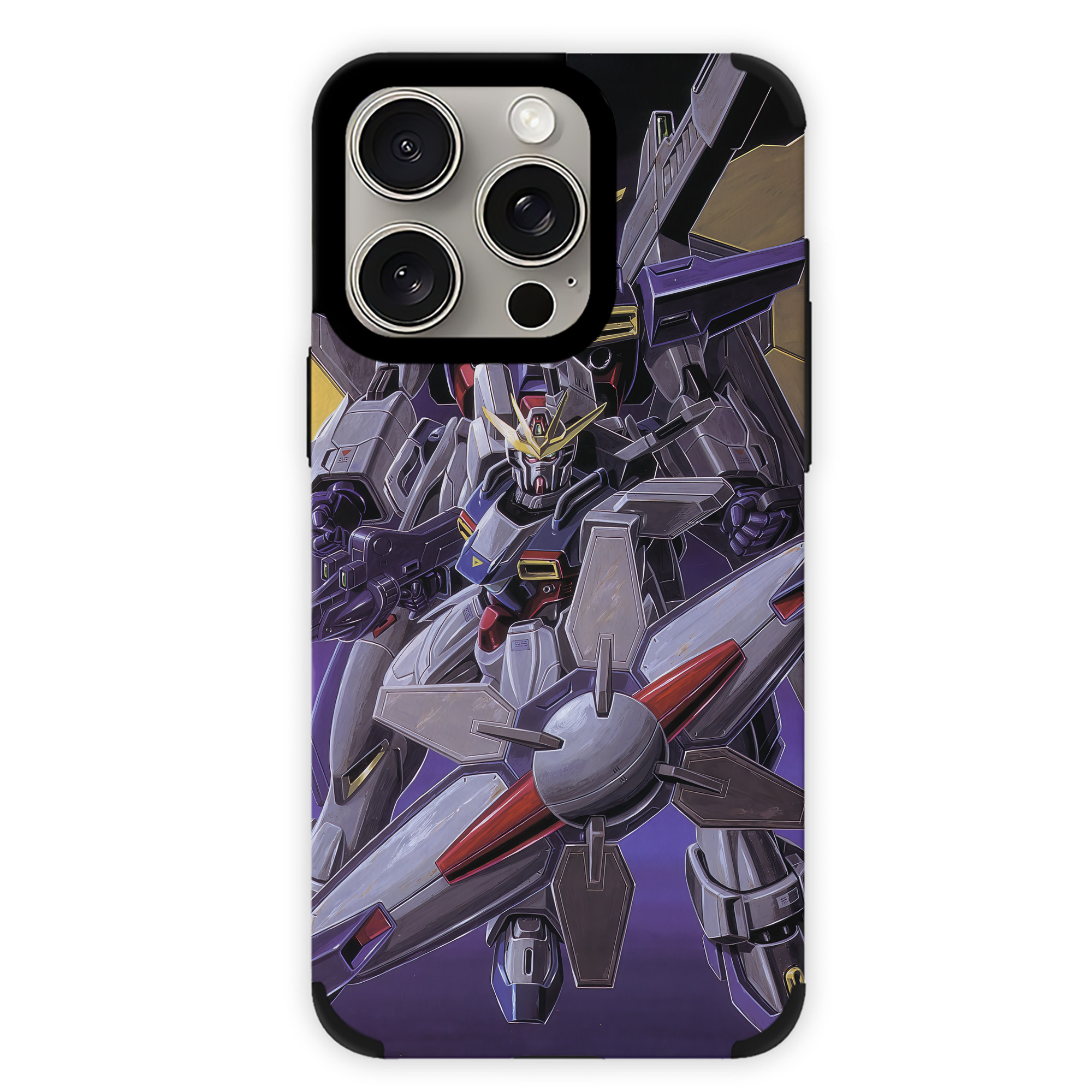（画像用） 機動戦士ガンダム Mobile Suit Gundam 【iPhone15ProMax対応】 PUレザー スマホケース 耐衝撃＆黄変防止
