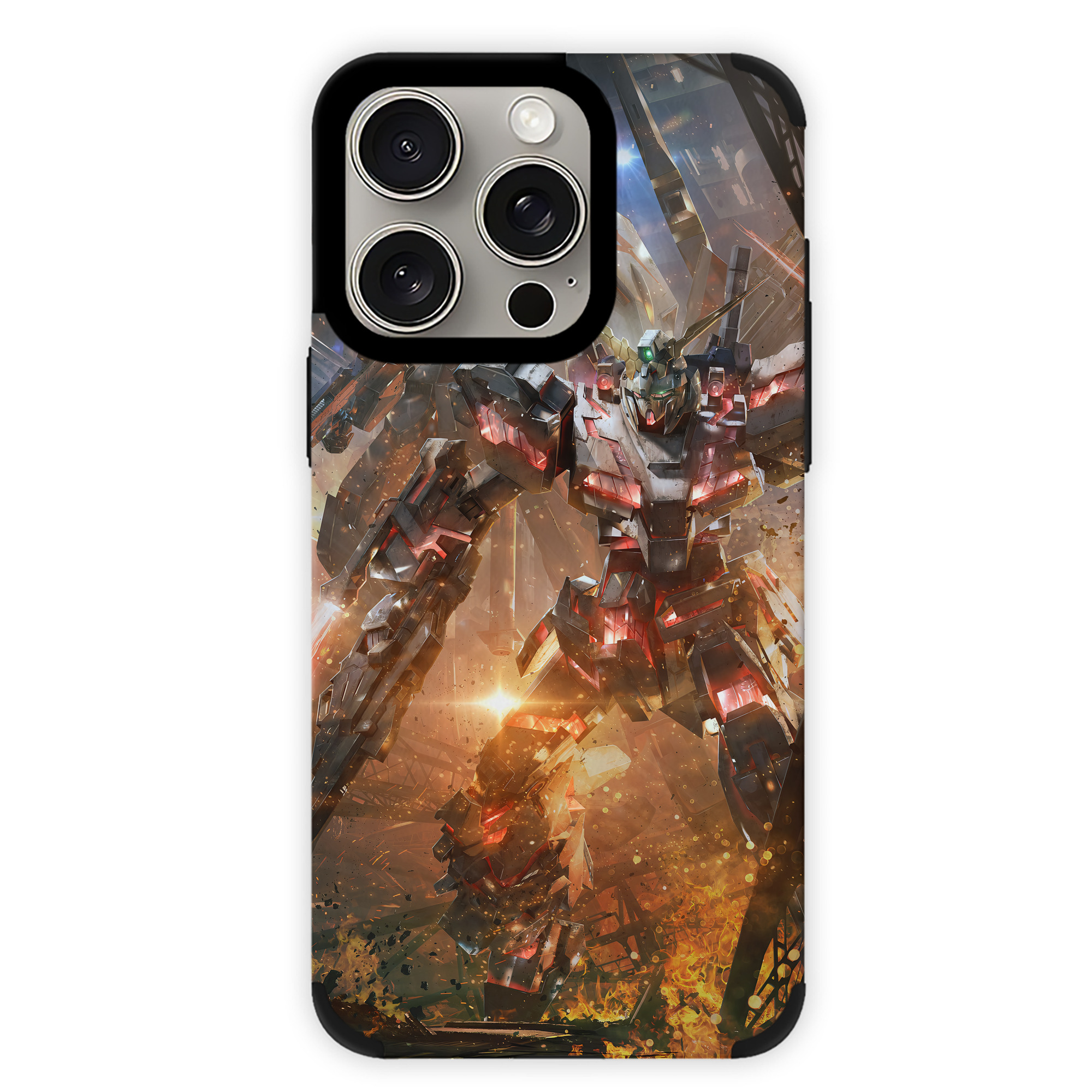 （画像用） 機動戦士ガンダム Mobile Suit Gundam 【iPhone15ProMax対応】 PUレザー スマホケース 耐衝撃＆黄変防止